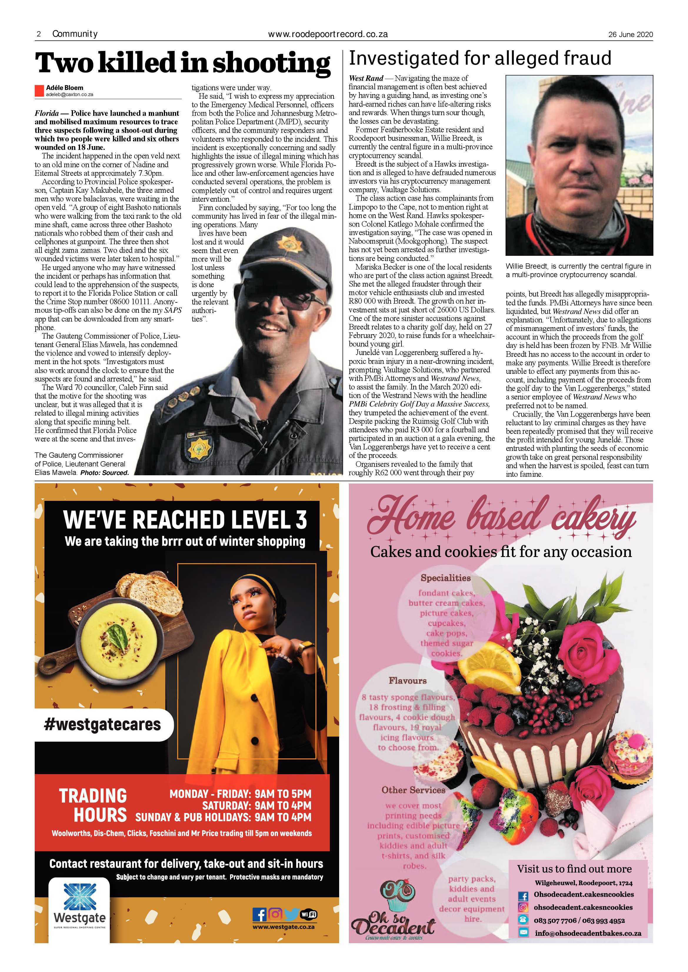 Roodepoort Record 26 June 2020 page 2