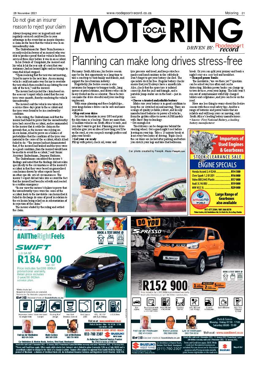 Roodepoort Record 26 November 2021 page 23