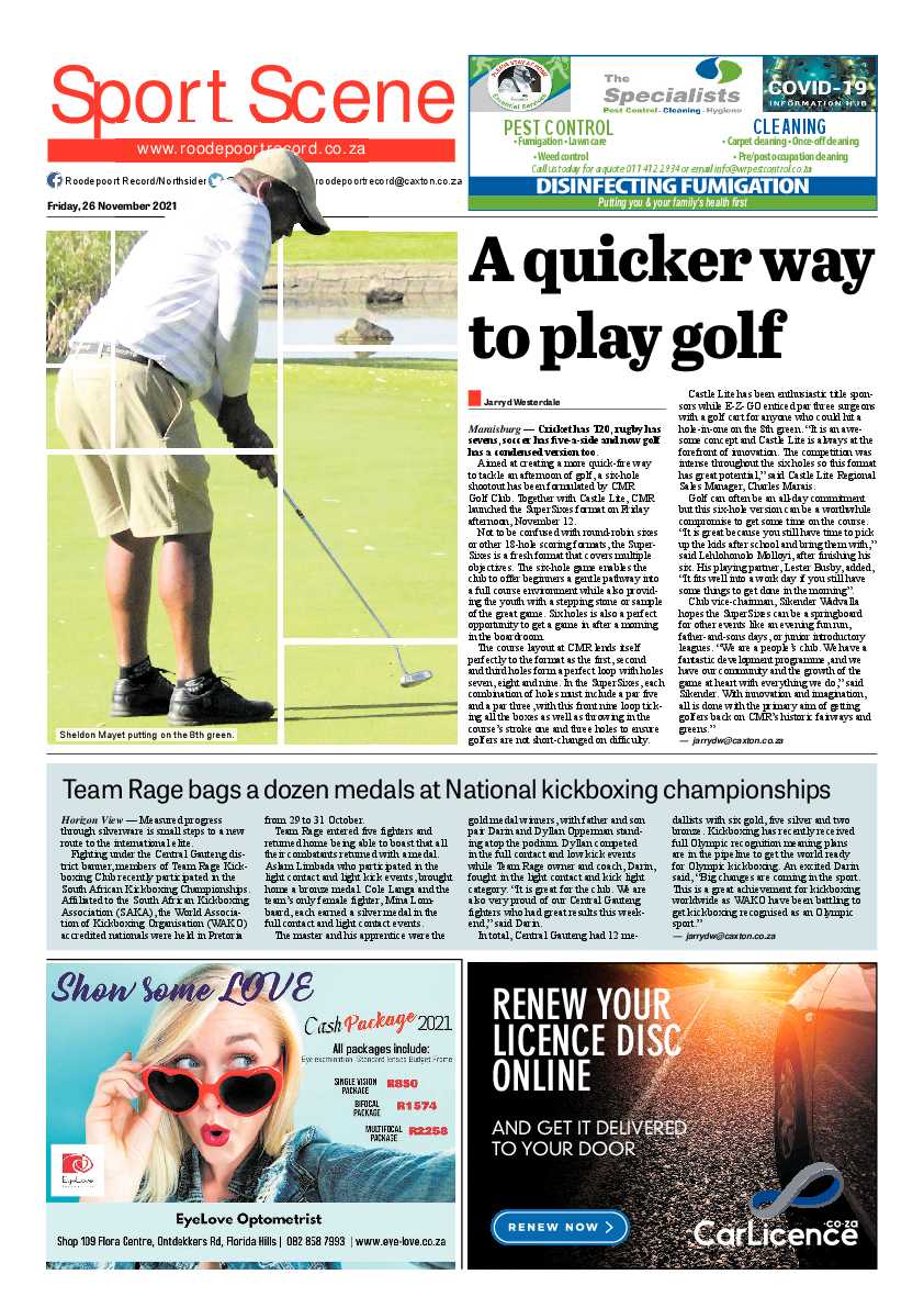 Roodepoort Record 26 November 2021 page 26