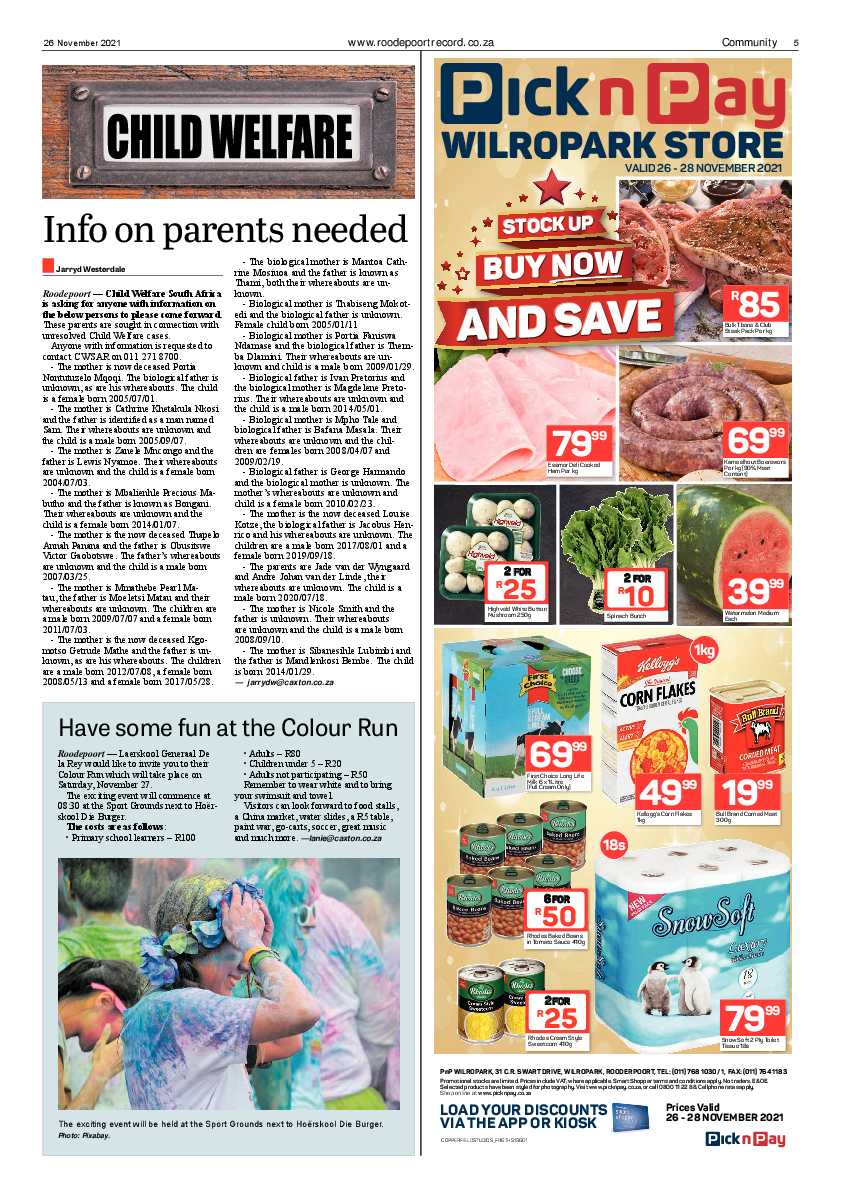 Roodepoort Record 26 November 2021 page 7