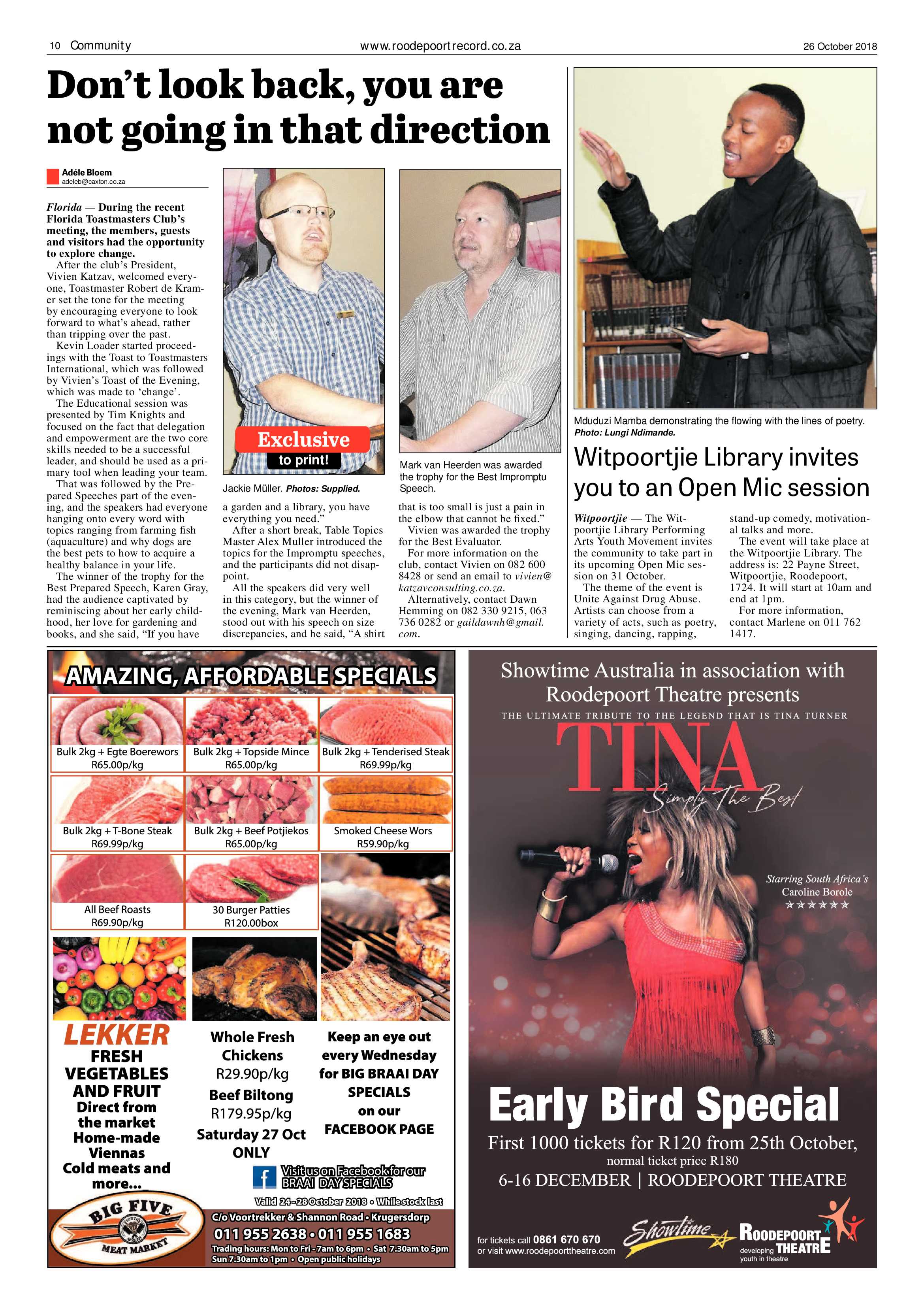 Roodepoort Record 26 October 2018 page 10