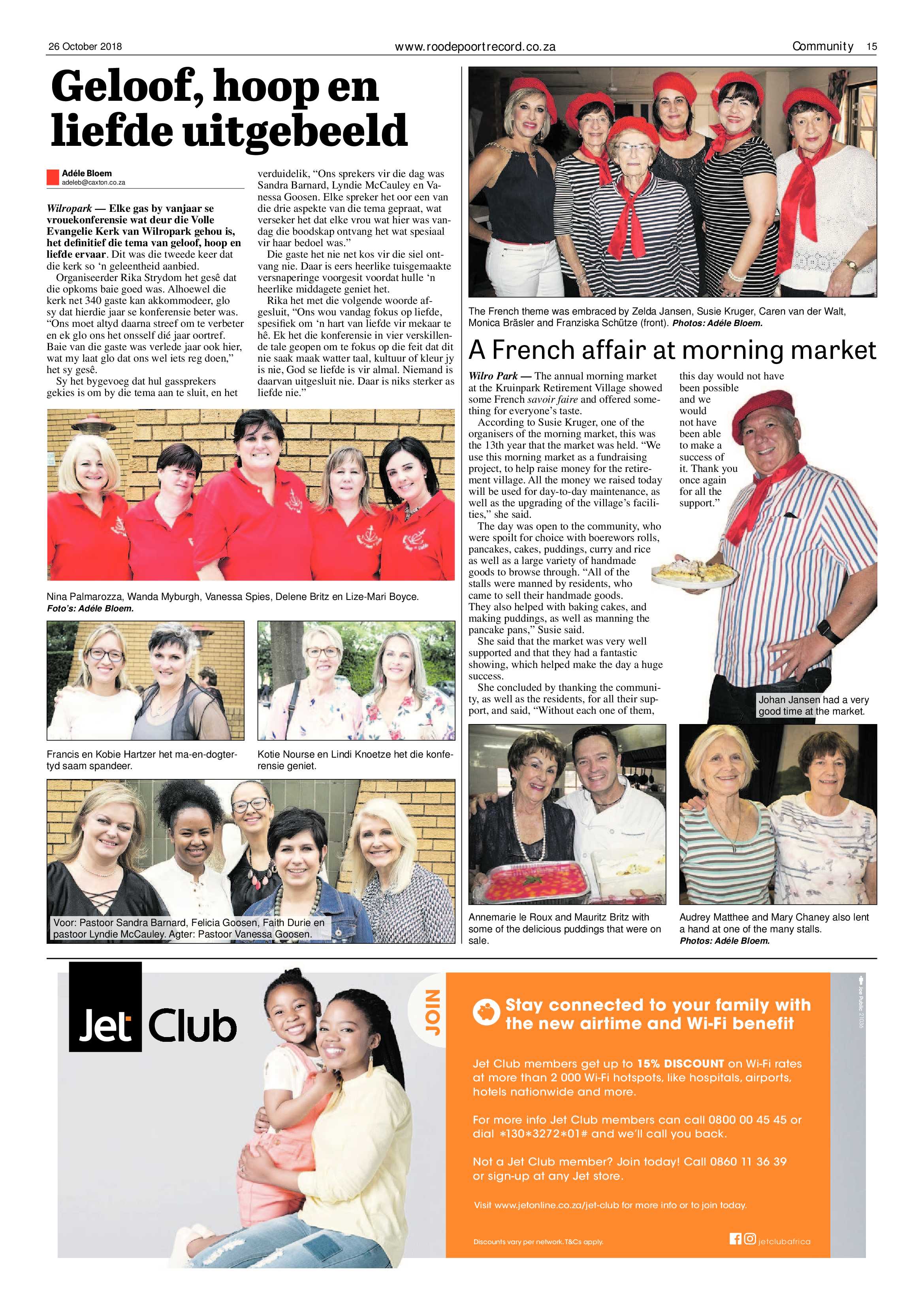 Roodepoort Record 26 October 2018 page 15