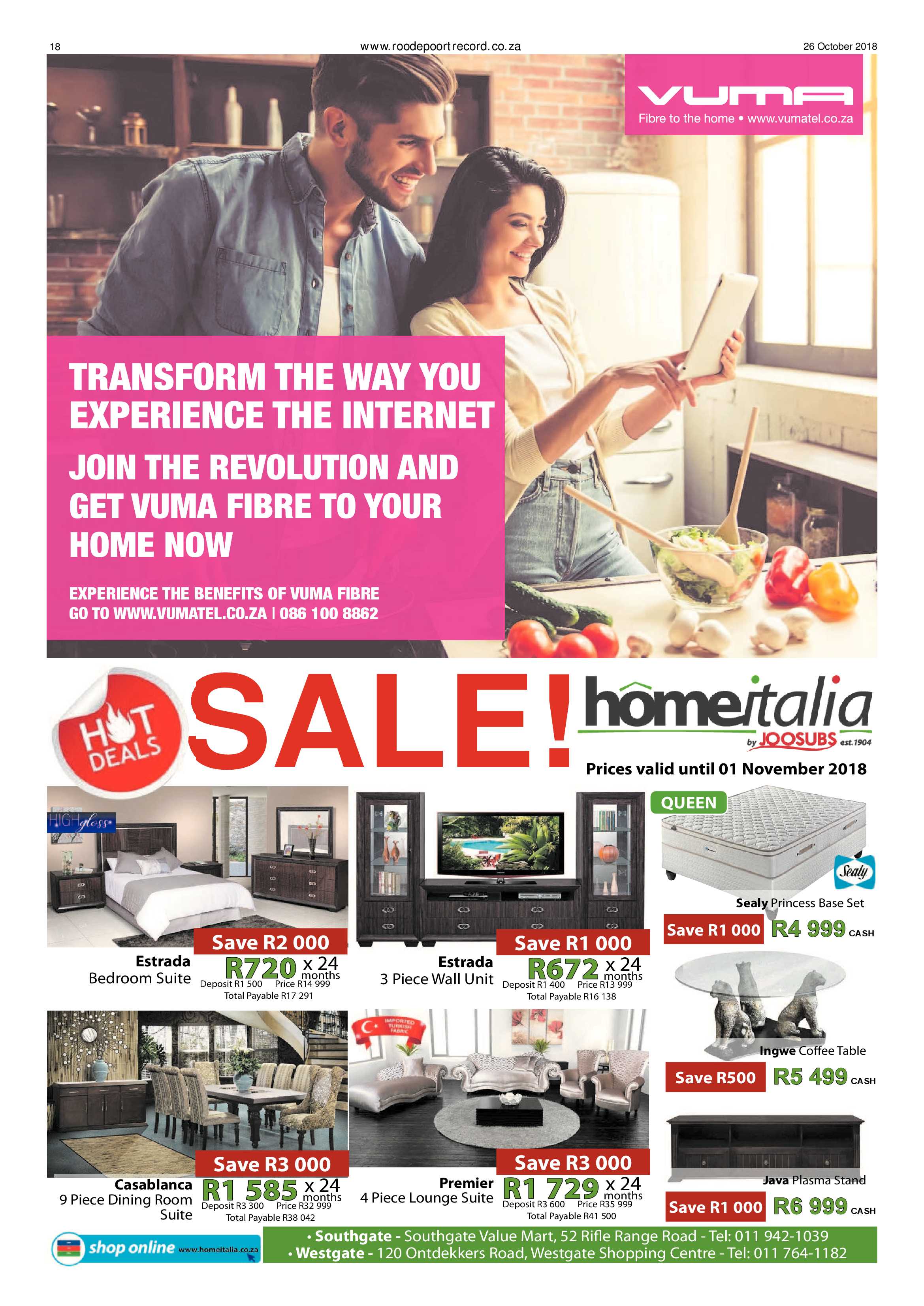 Roodepoort Record 26 October 2018 page 18