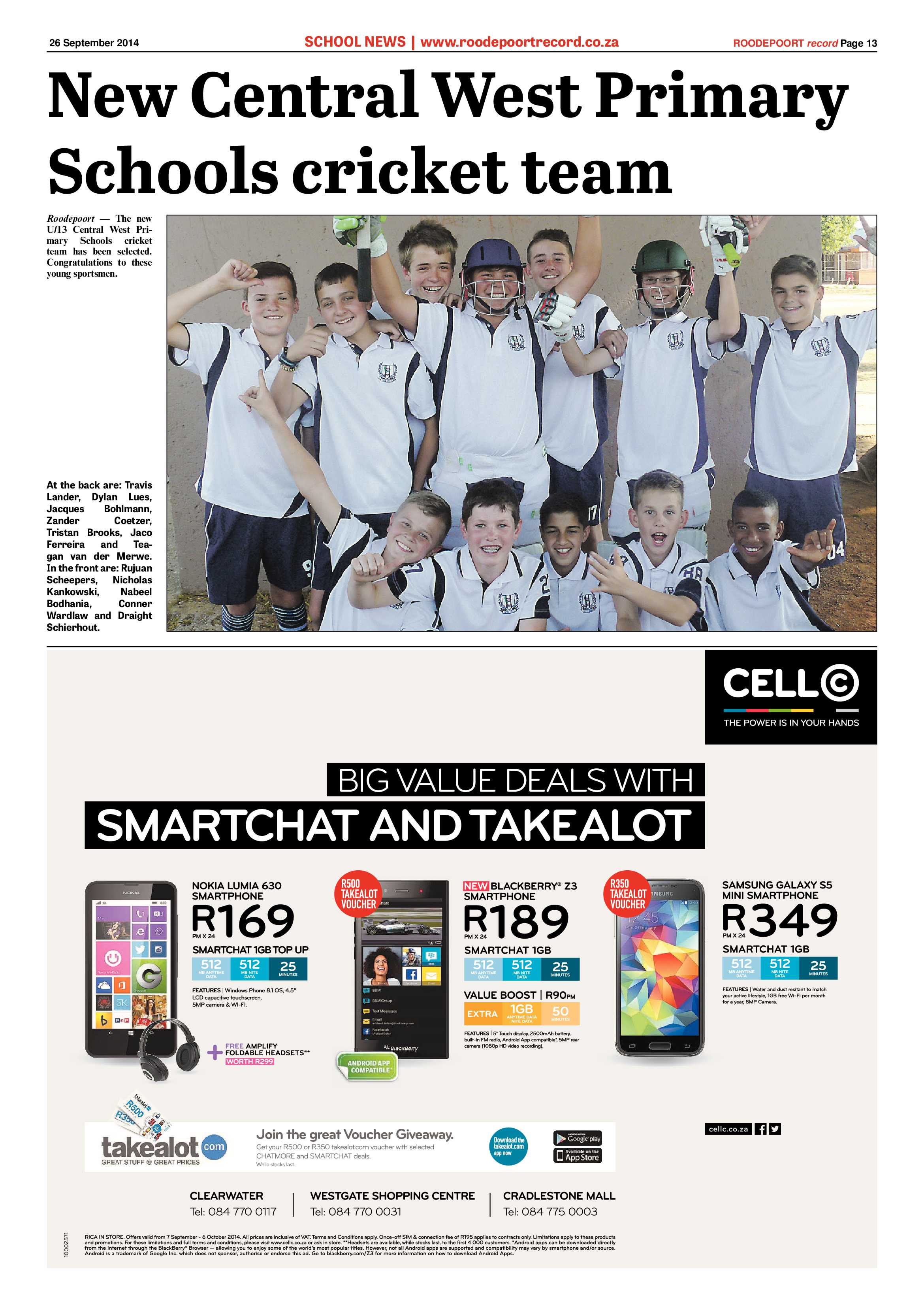 Roodepoort Record 26 September 2014 page 13