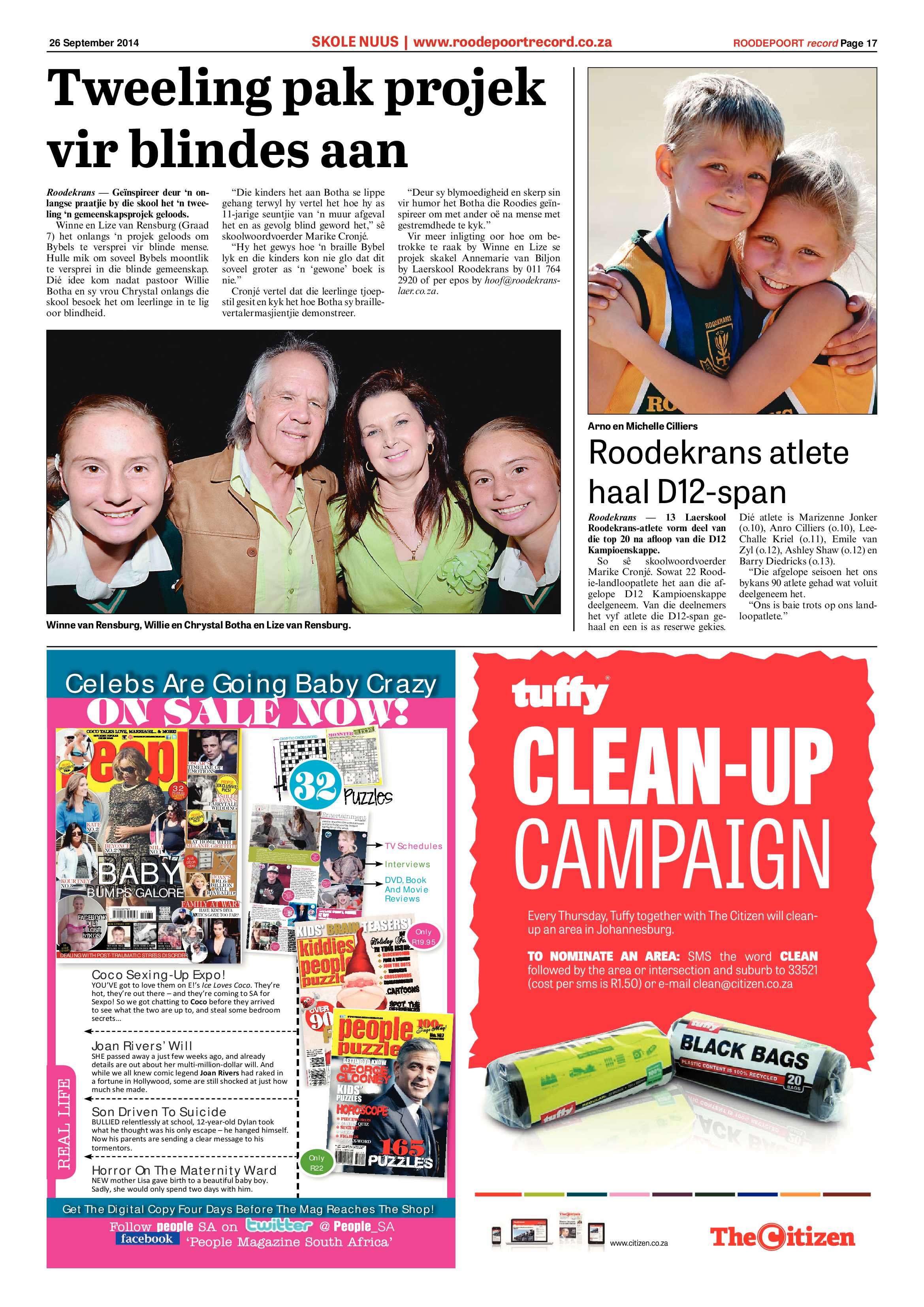 Roodepoort Record 26 September 2014 page 17