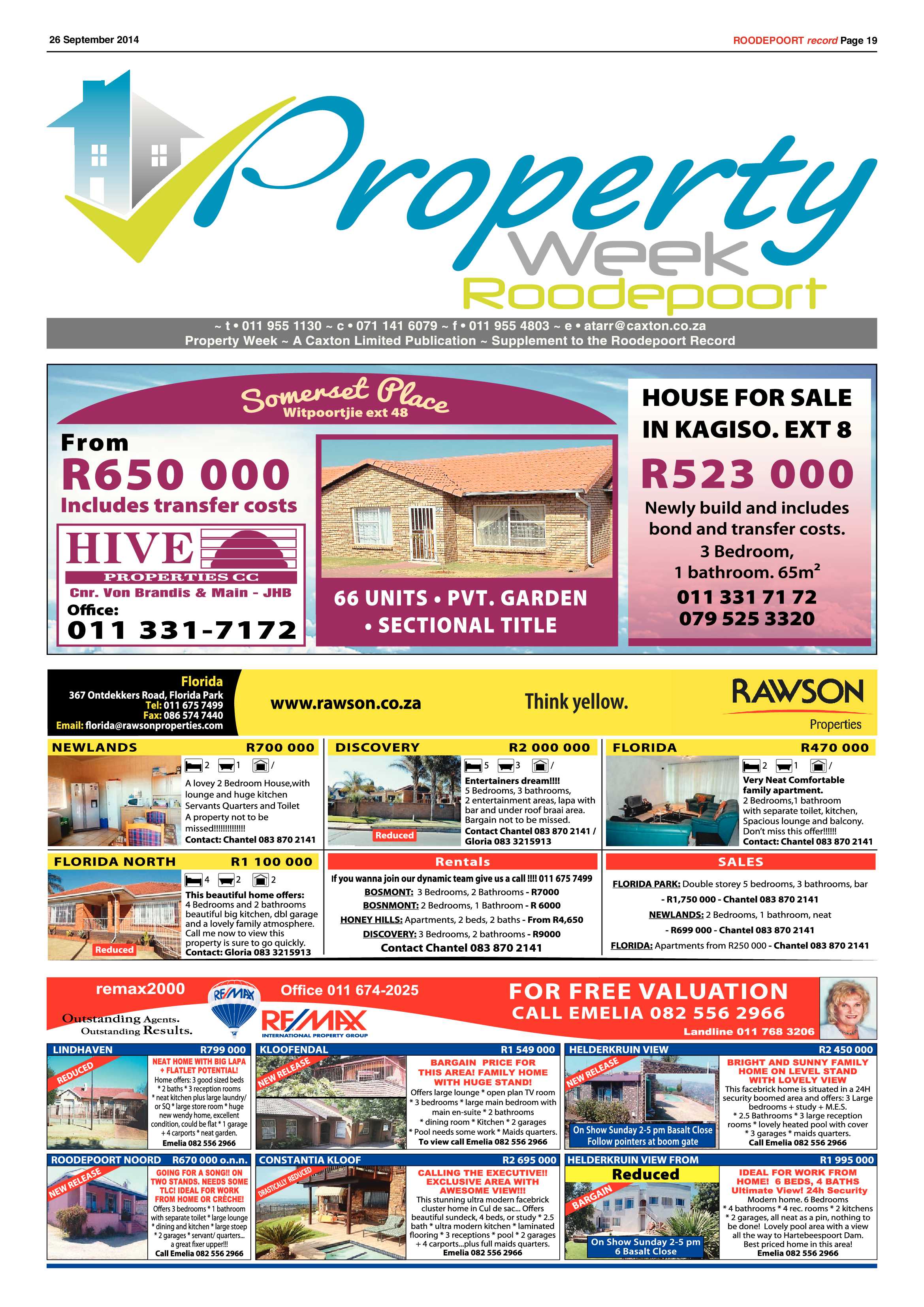Roodepoort Record 26 September 2014 page 19