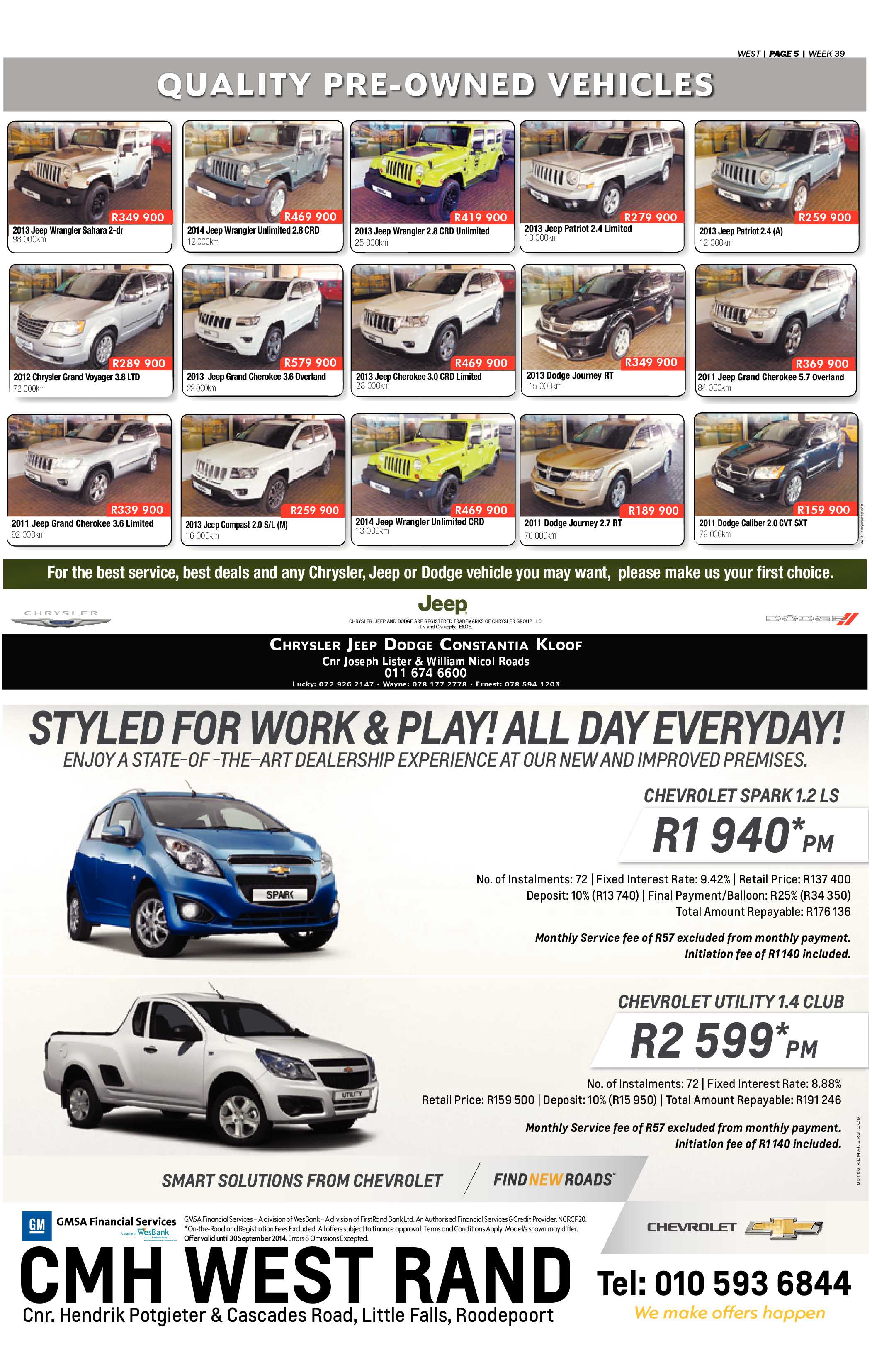 Roodepoort Record 26 September 2014 page 33