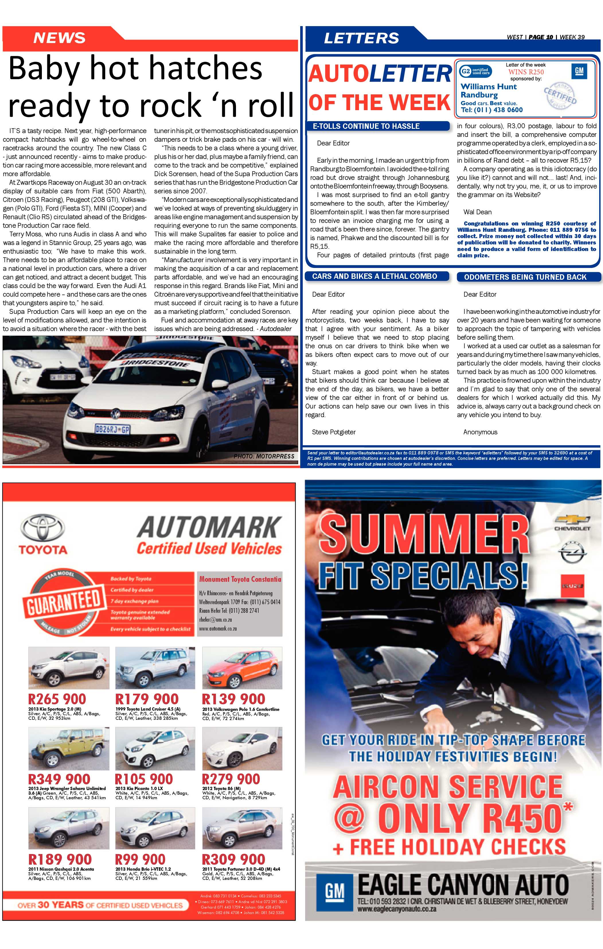 Roodepoort Record 26 September 2014 page 38