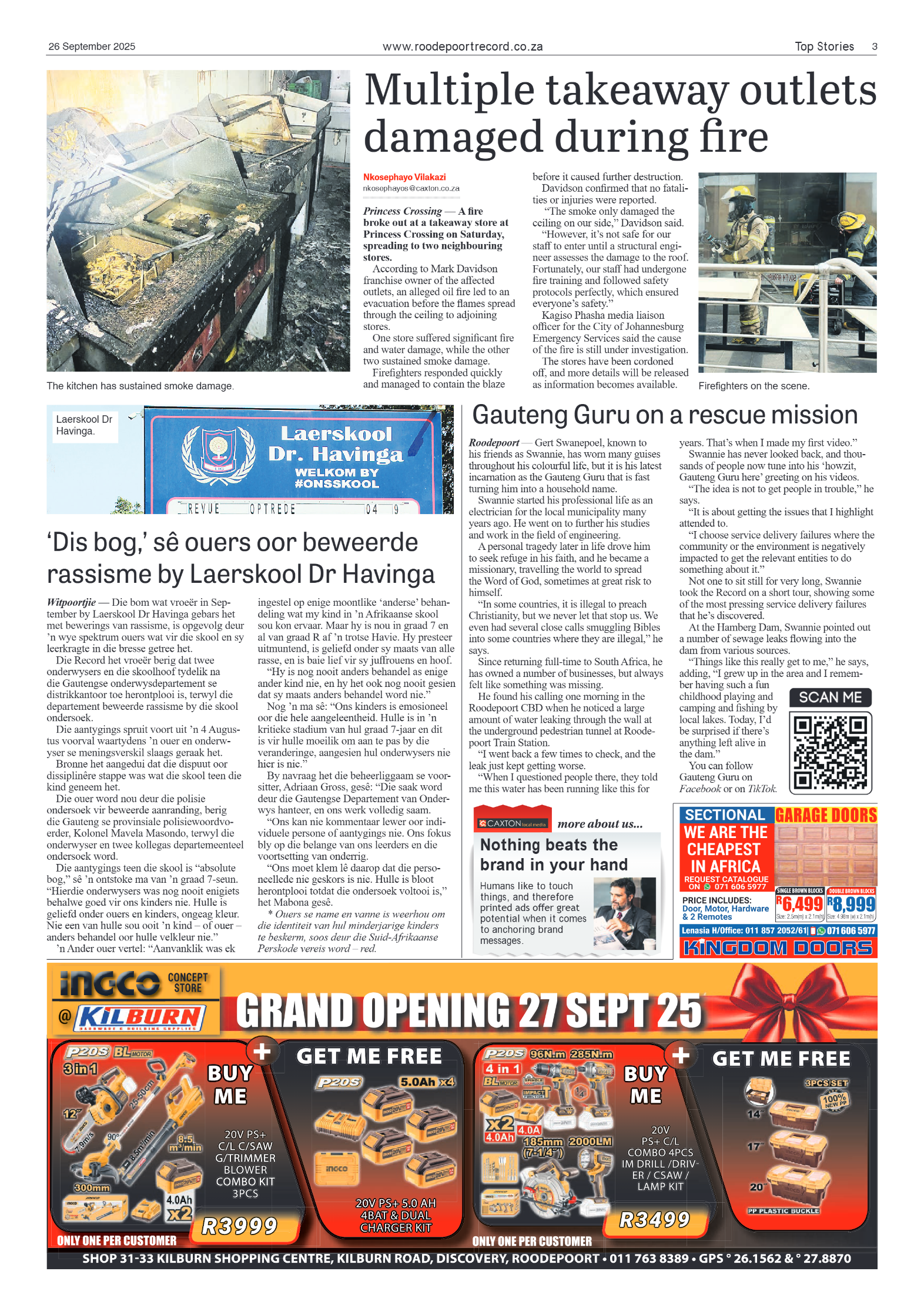 Roodepoort Record 26 September 2025 page 3