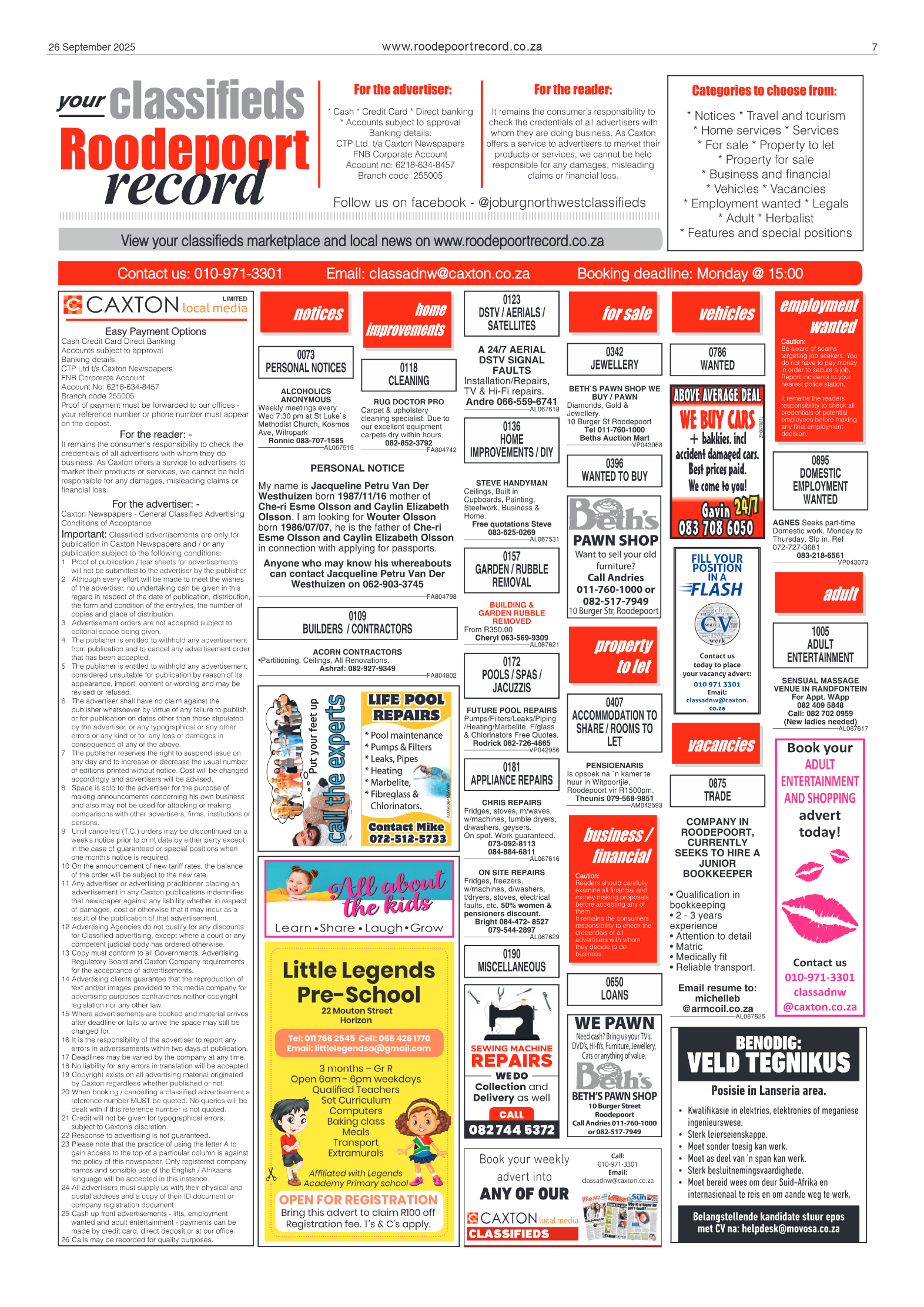 Roodepoort Record 26 September 2025 page 7