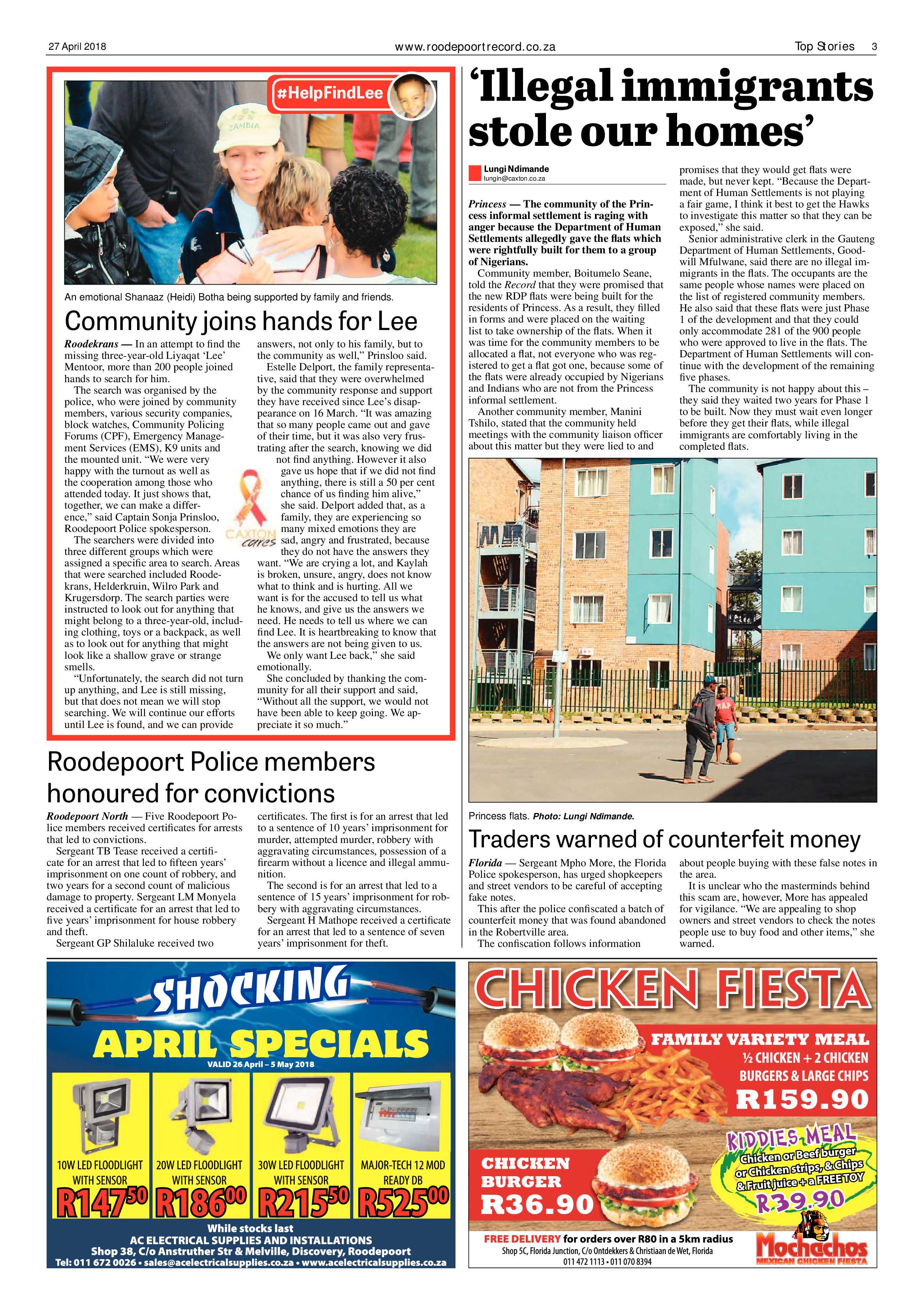 Roodepoort Record 27 April 2018 page 3