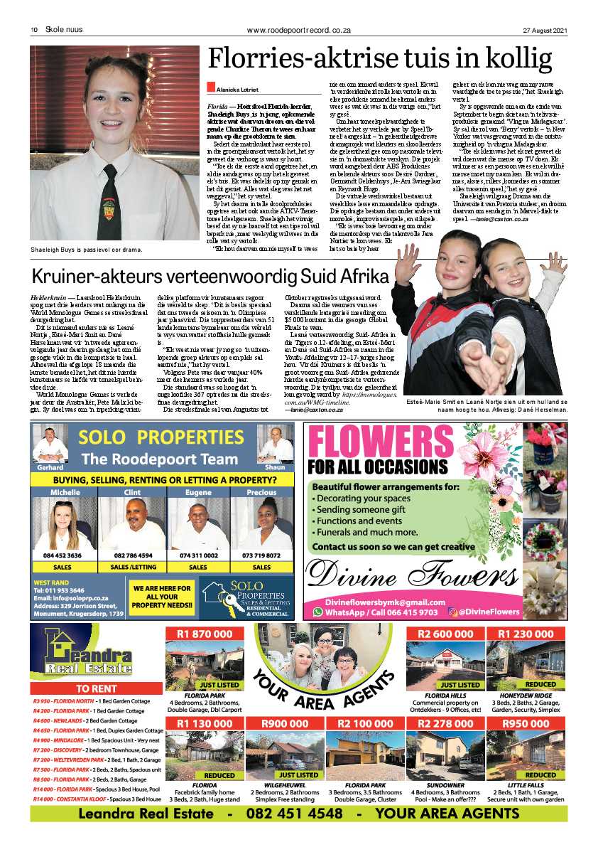 Roodepoort Record 27 August 2021 page 12