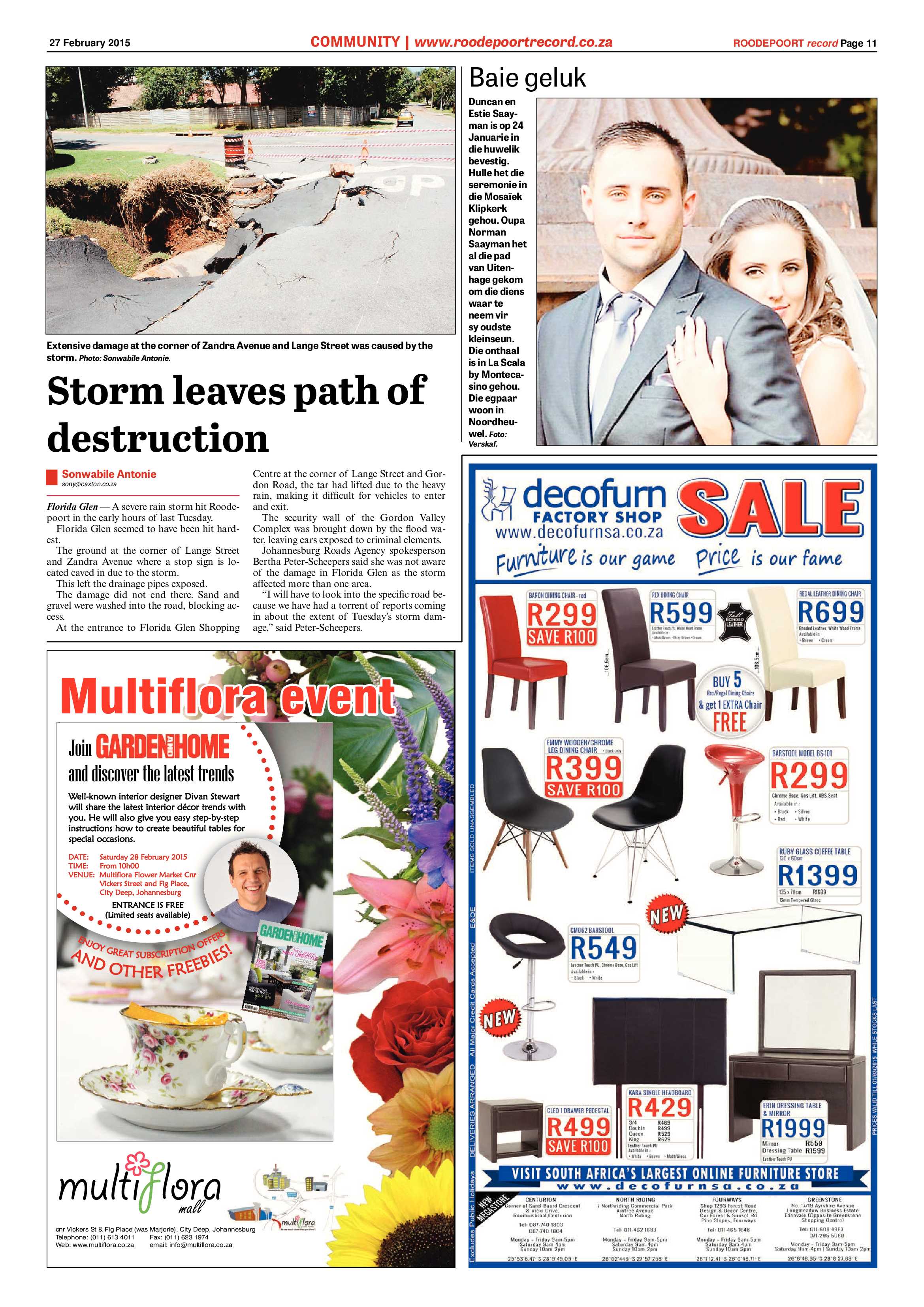 Roodepoort Record 27 February 2015 page 11