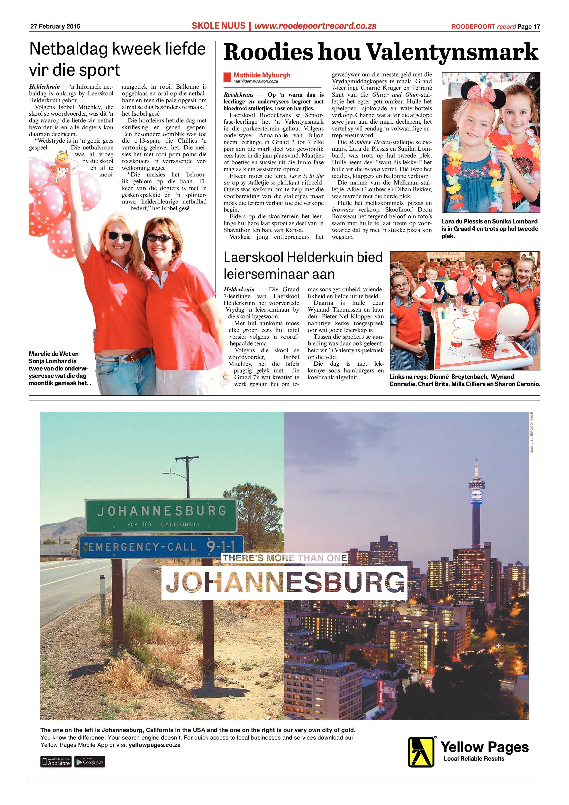 Roodepoort Record 27 February 2015 page 17