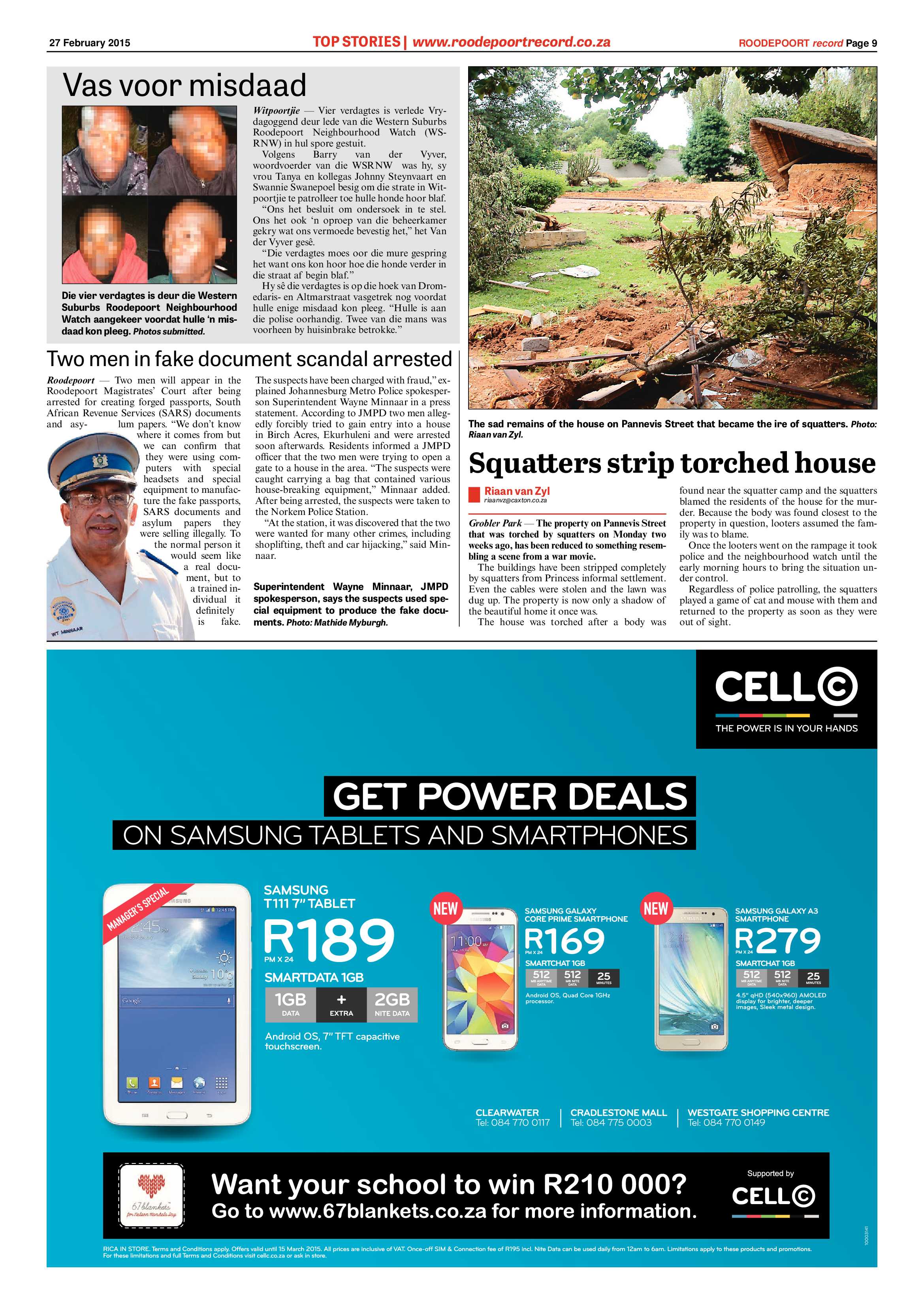 Roodepoort Record 27 February 2015 page 9