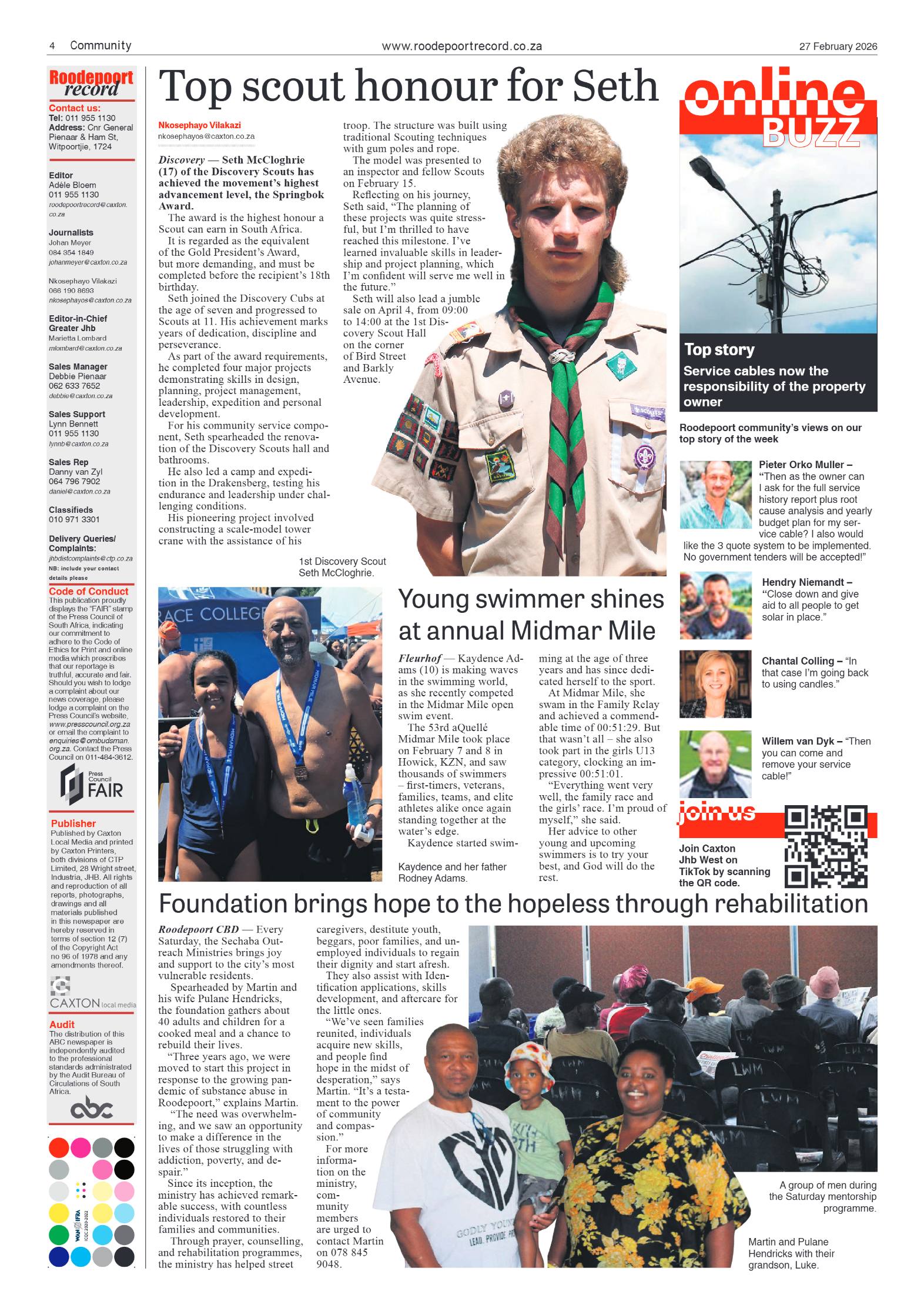 Roodepoort Record 27 February 2026 page 4
