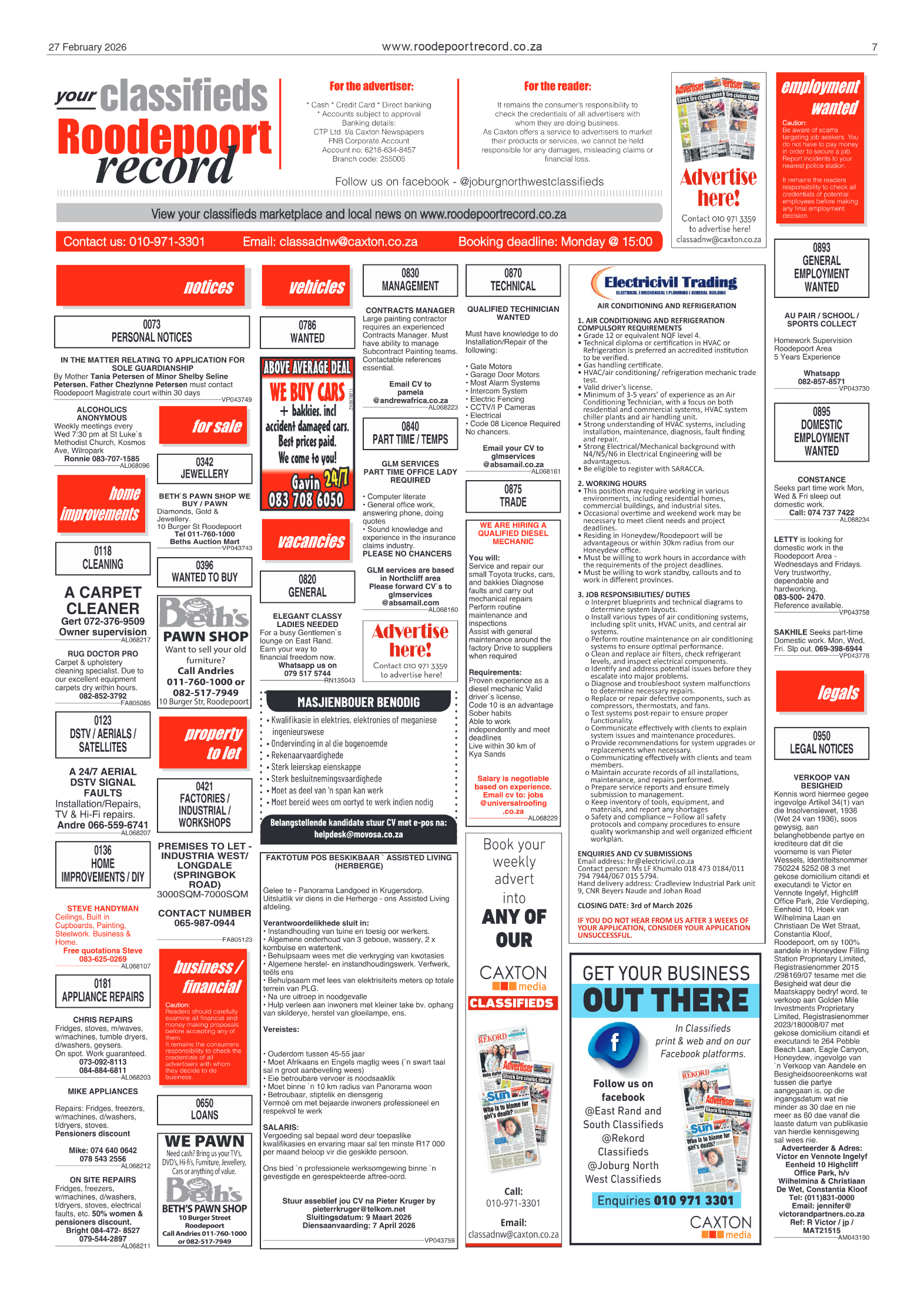Roodepoort Record 27 February 2026 page 7