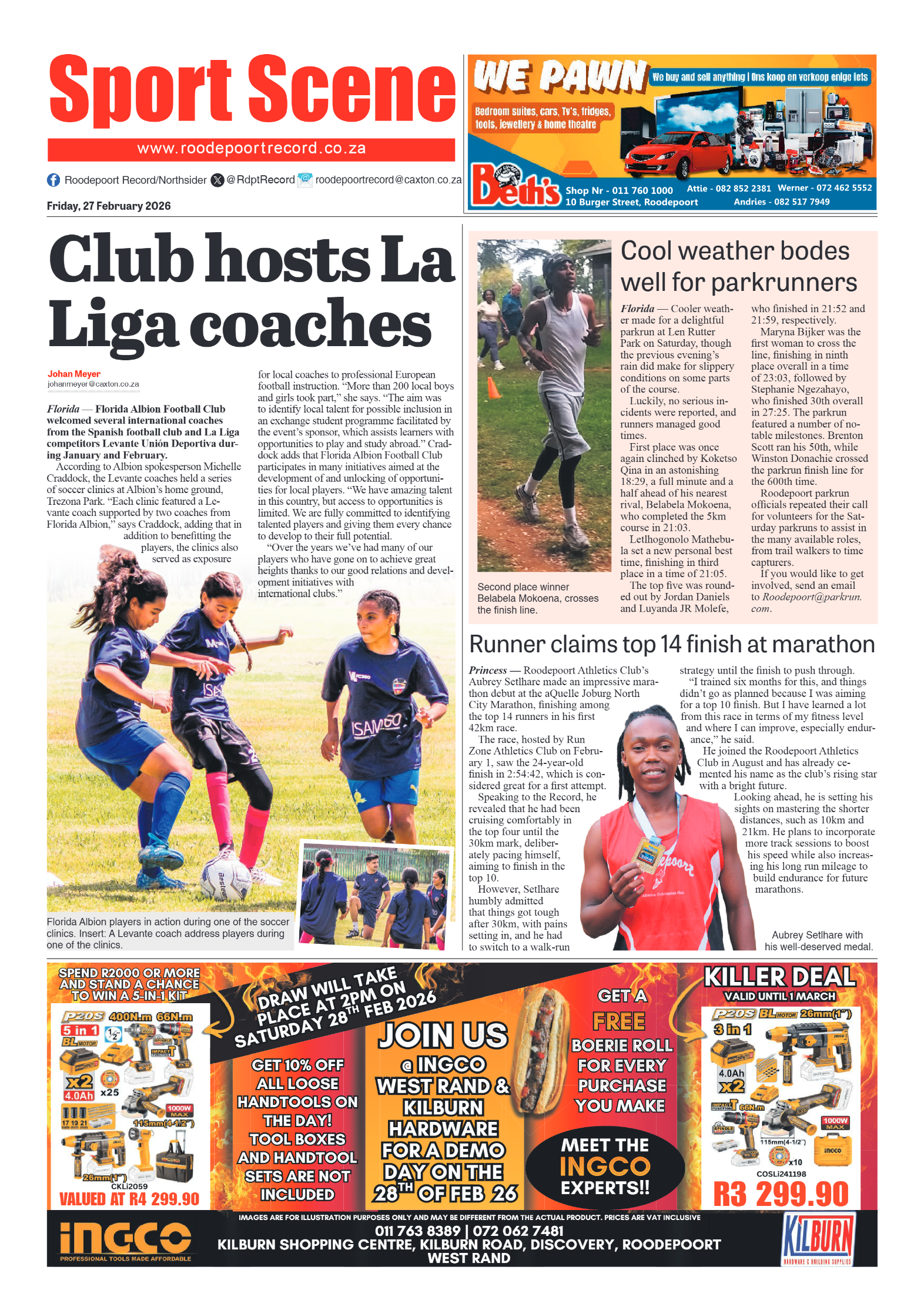 Roodepoort Record 27 February 2026 page 8