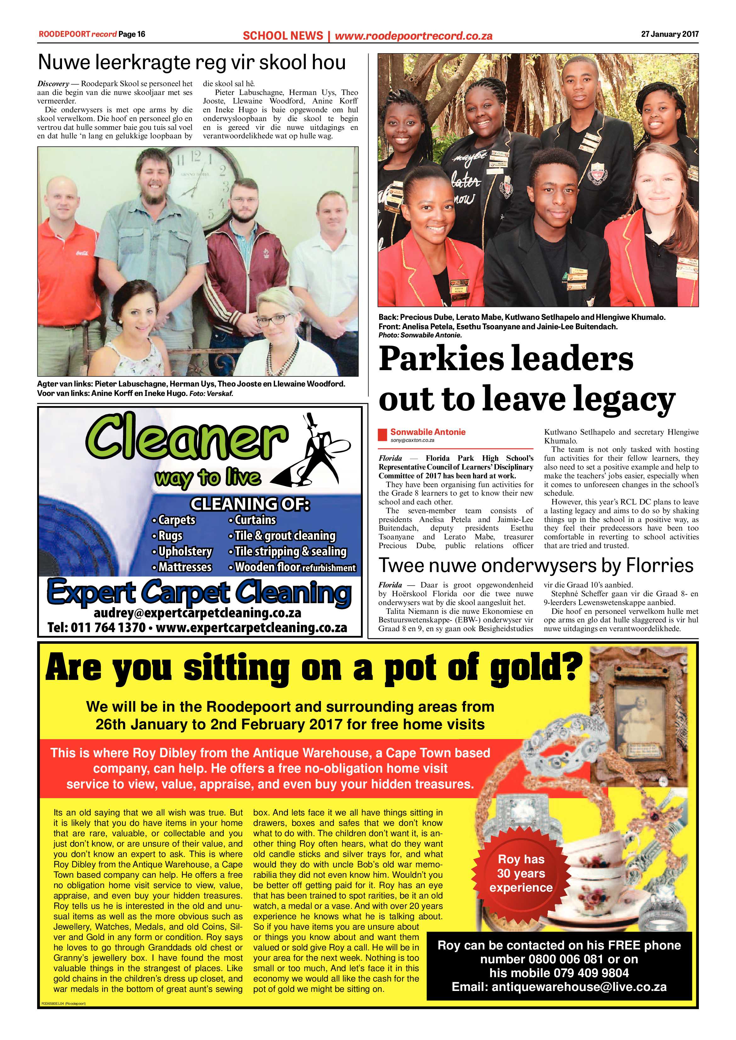 Roodepoort Record 27 January 2017 page 16
