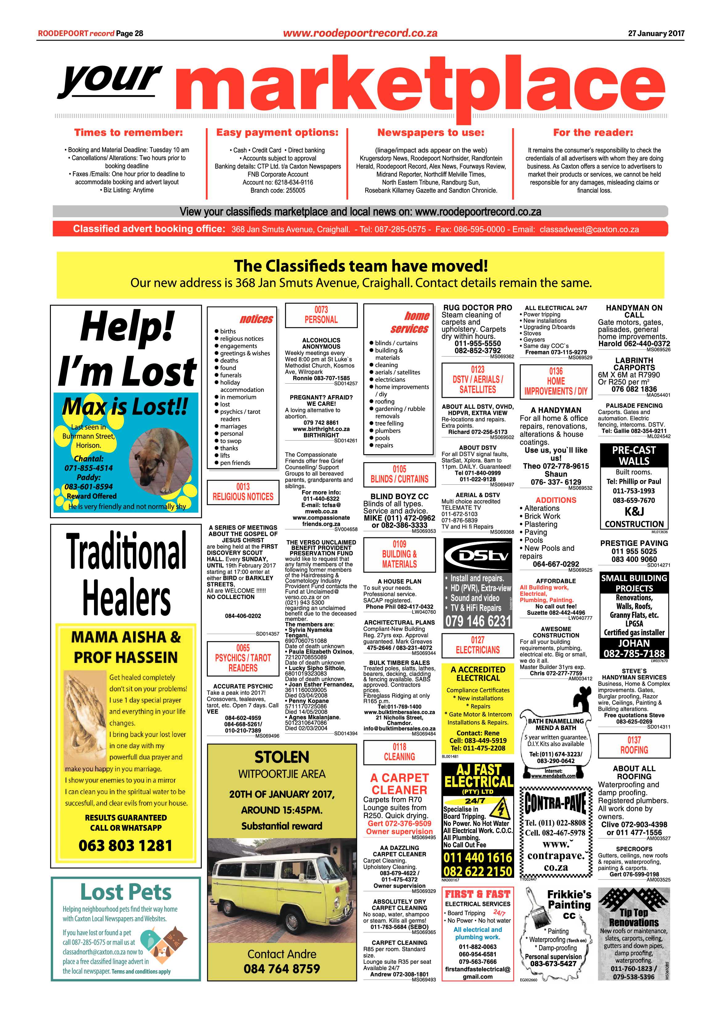 Roodepoort Record 27 January 2017 page 28