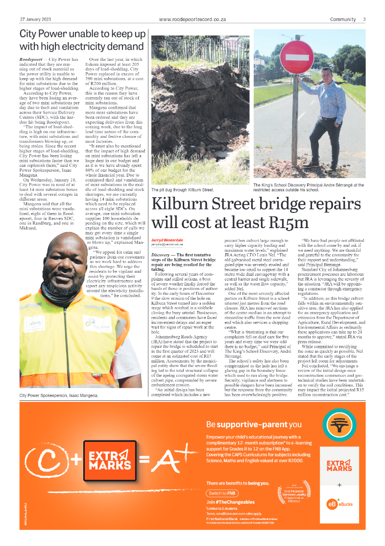 Roodepoort Record 27 January 2023 page 3