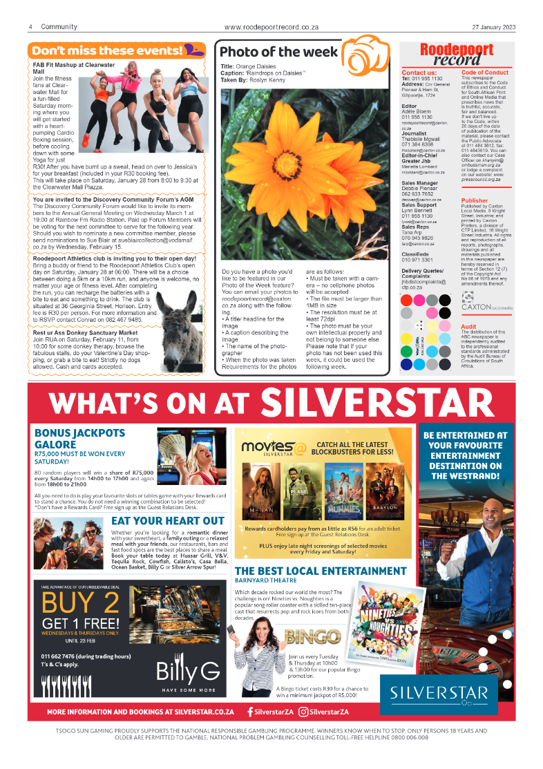 Roodepoort Record 27 January 2023 page 4