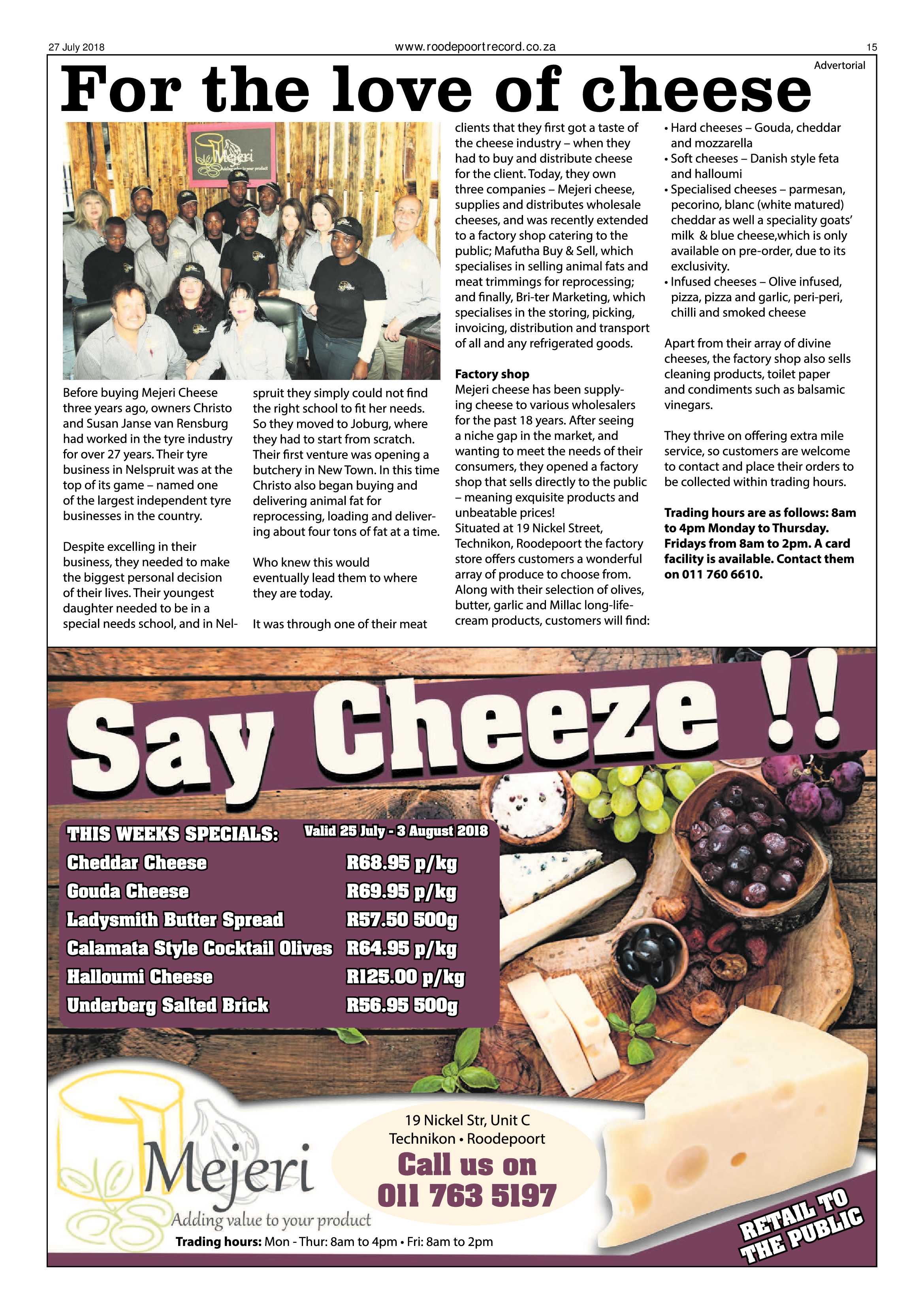 Roodepoort Record 27 July 2018 page 15