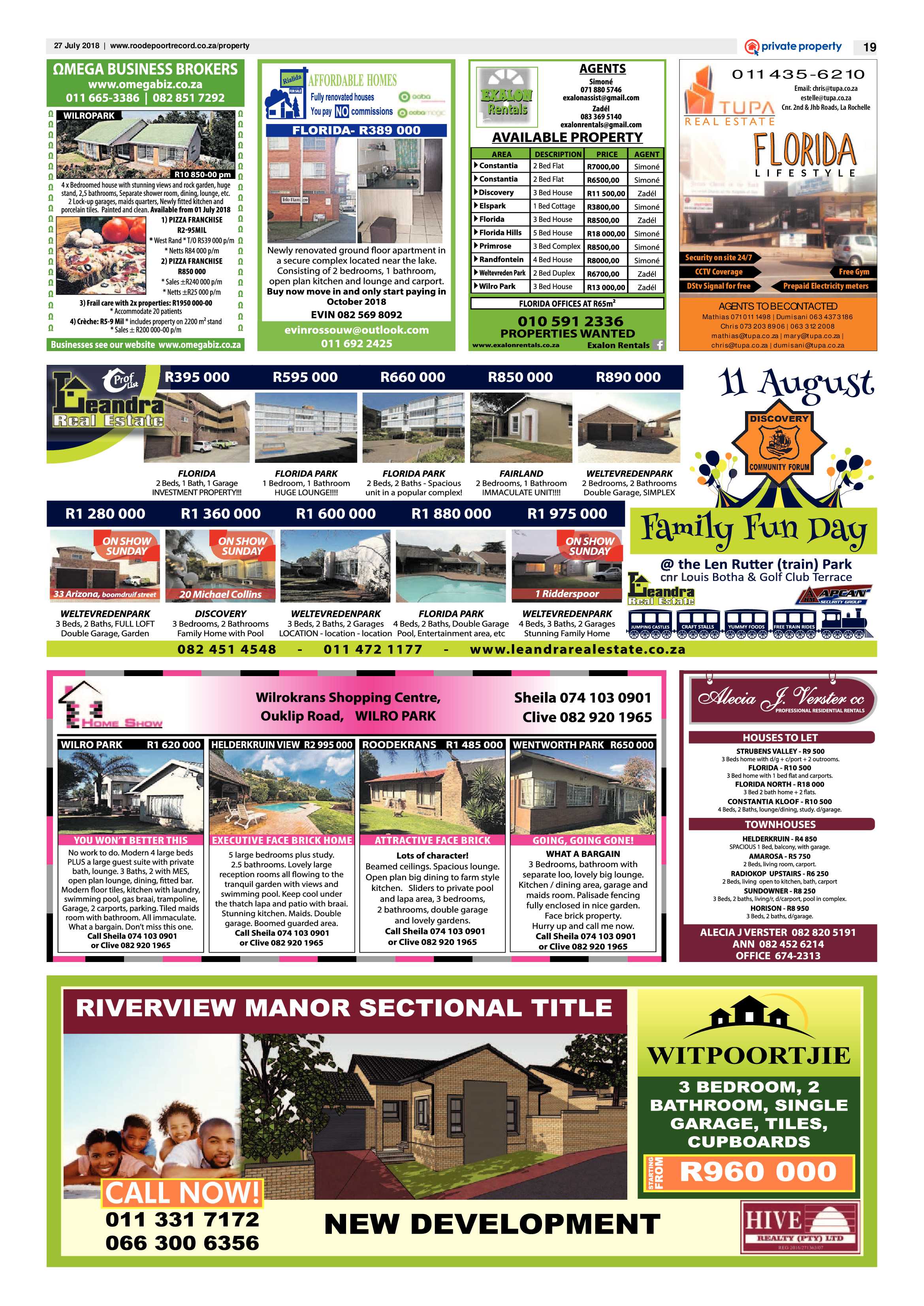 Roodepoort Record 27 July 2018 page 19