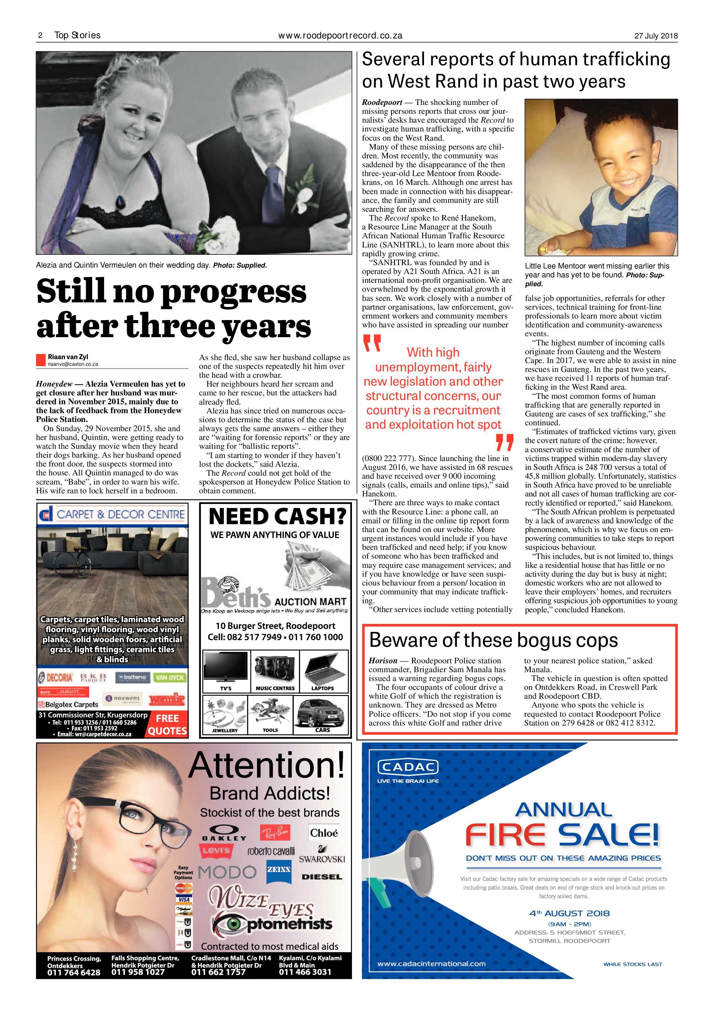 Roodepoort Record 27 July 2018 page 2