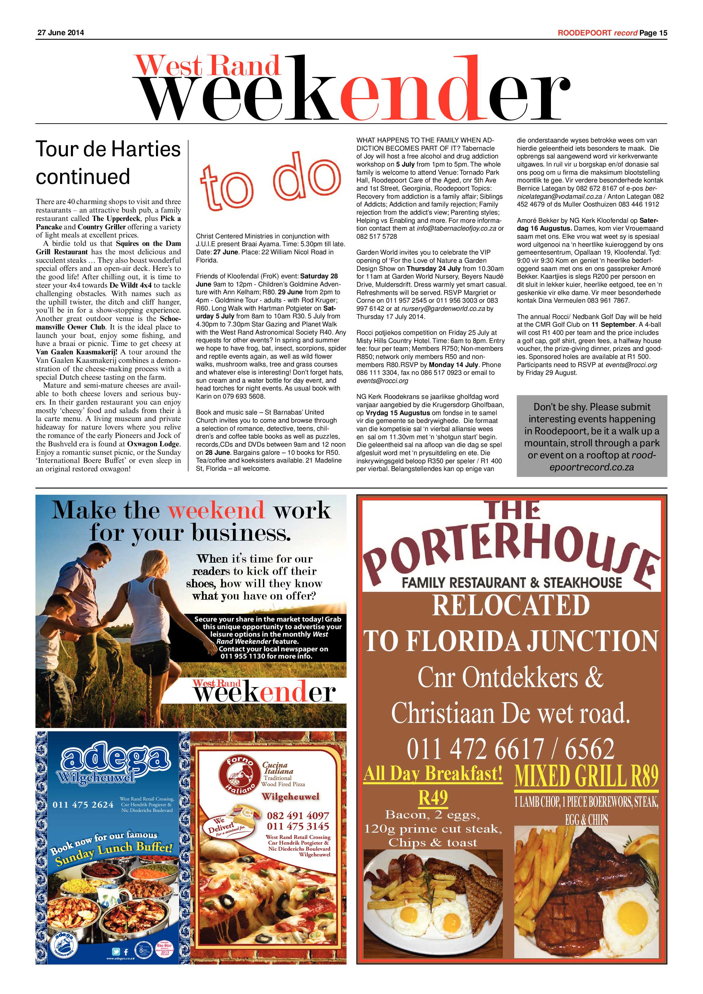 Roodepoort Record 27 June 2014 page 15