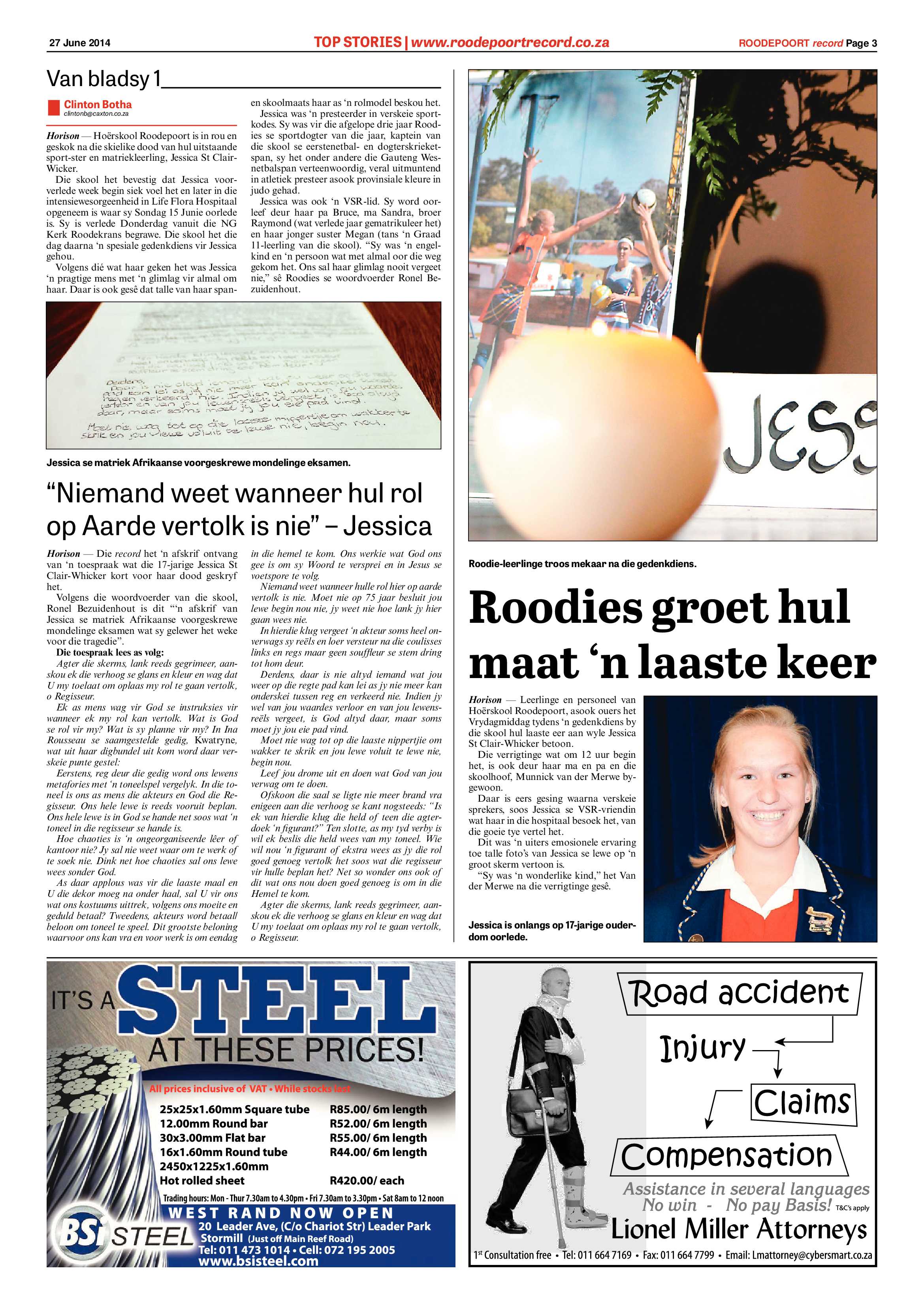 Roodepoort Record 27 June 2014 page 3