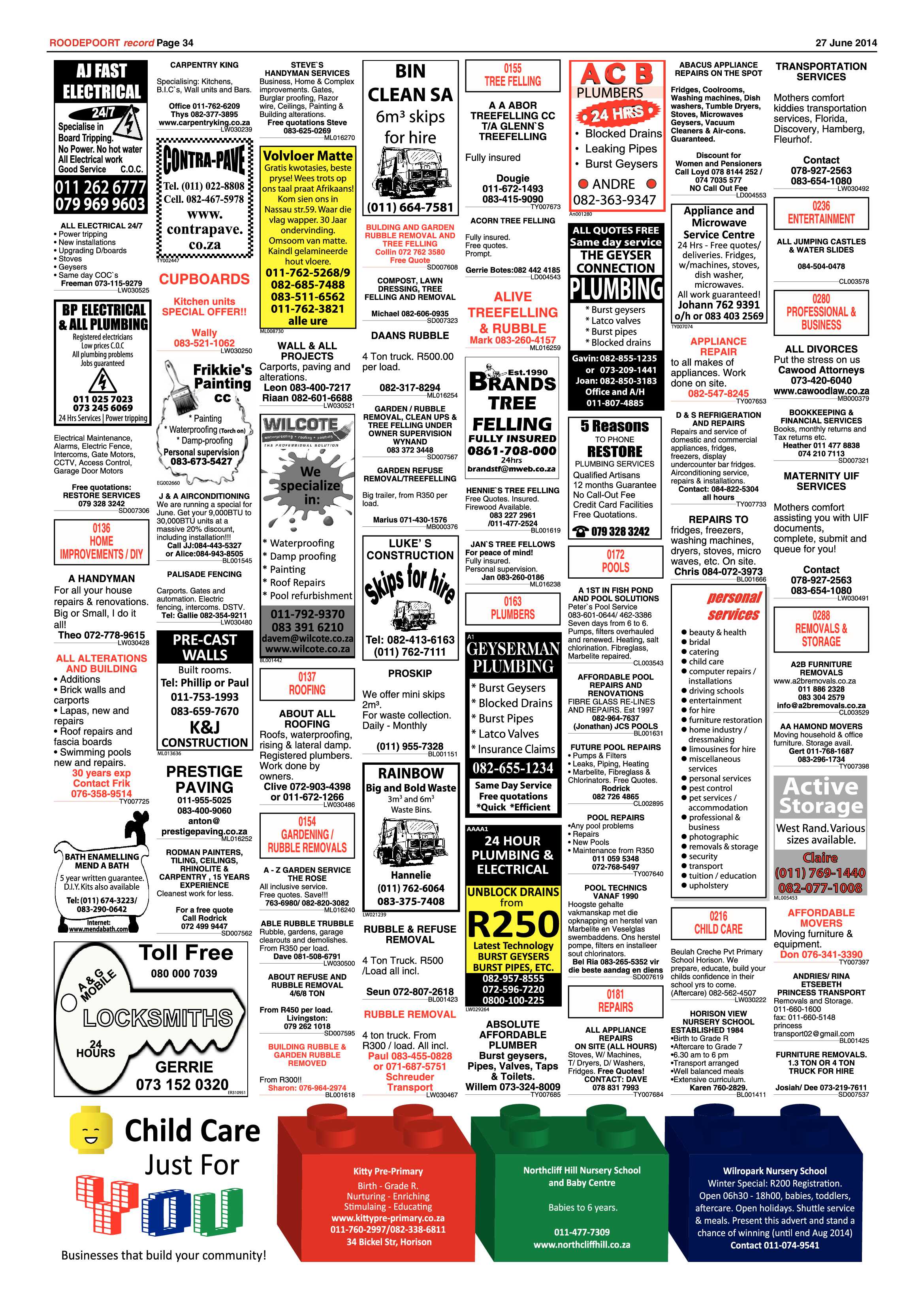 Roodepoort Record 27 June 2014 page 34