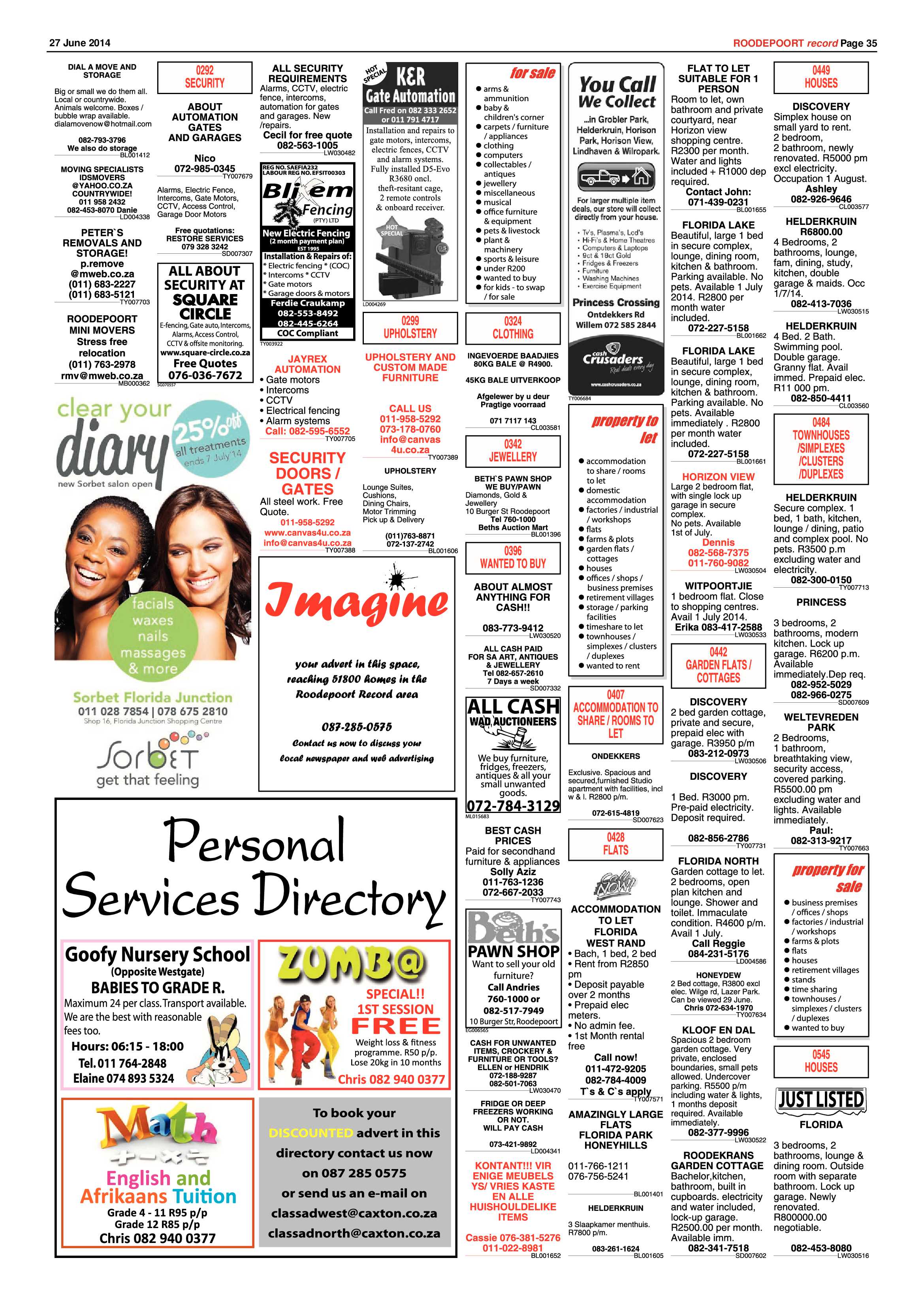 Roodepoort Record 27 June 2014 page 35