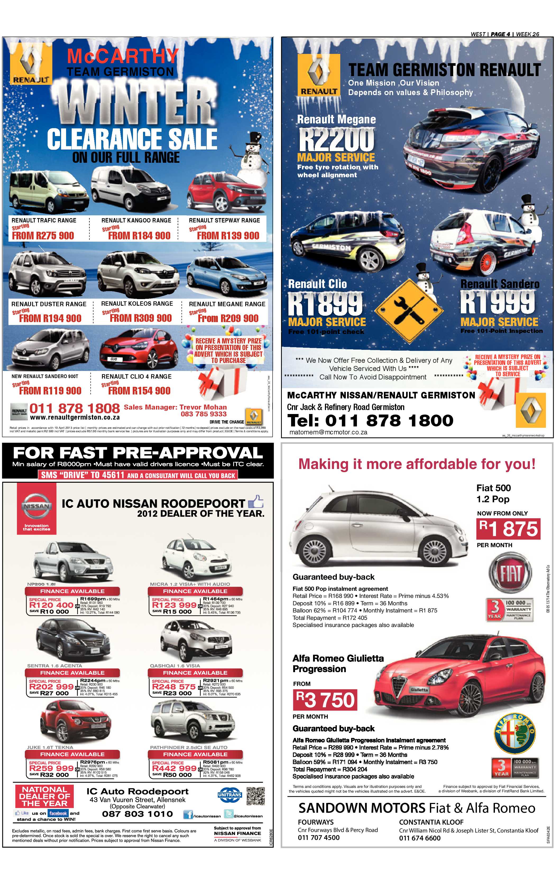 Roodepoort Record 27 June 2014 page 44