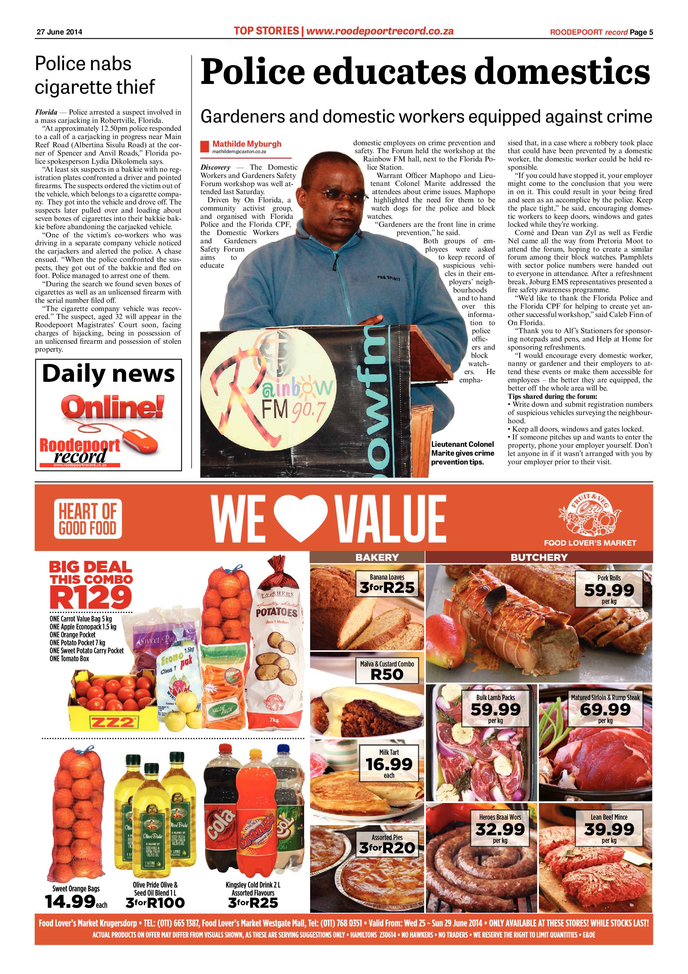Roodepoort Record 27 June 2014 page 5