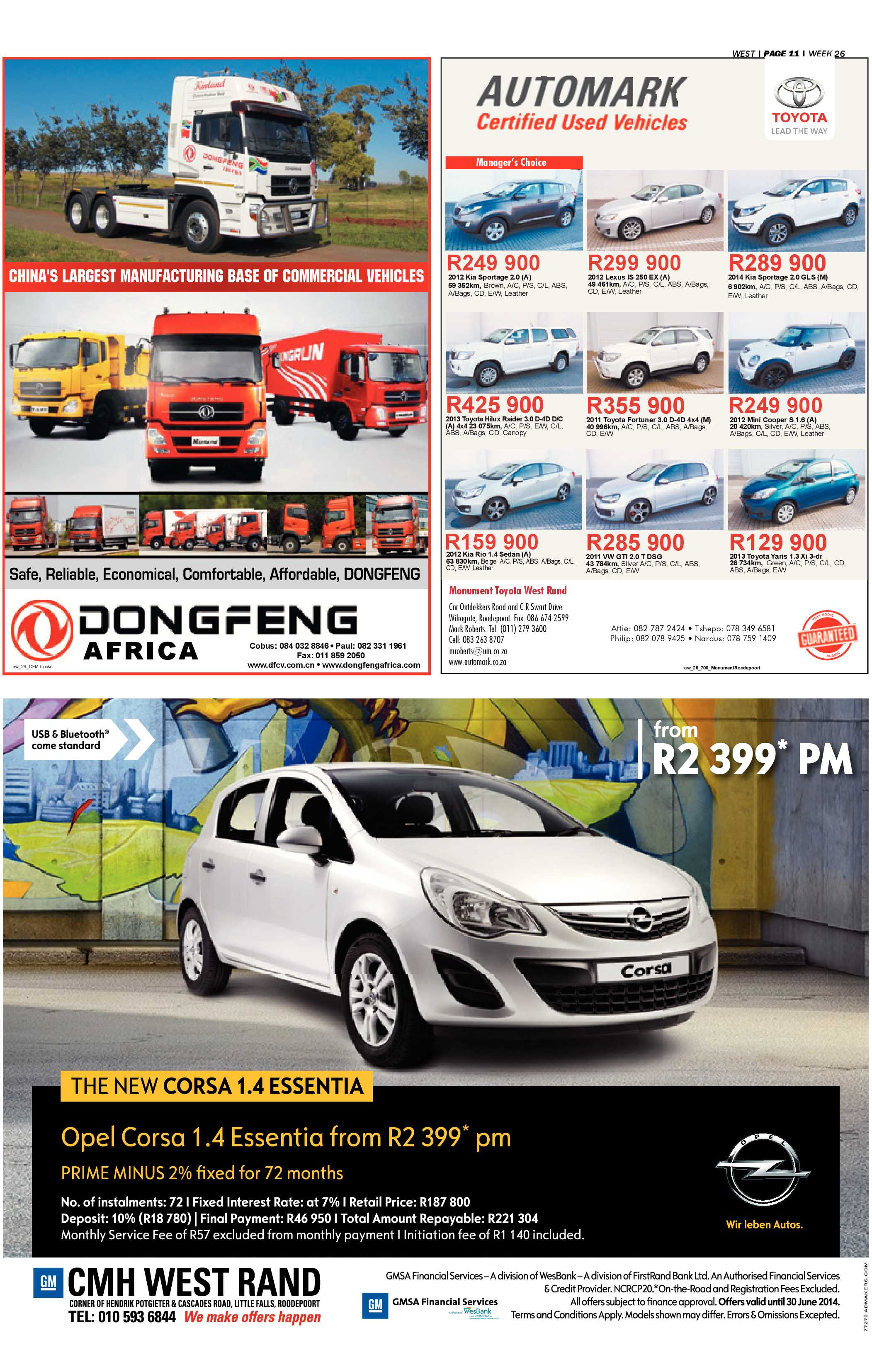 Roodepoort Record 27 June 2014 page 51