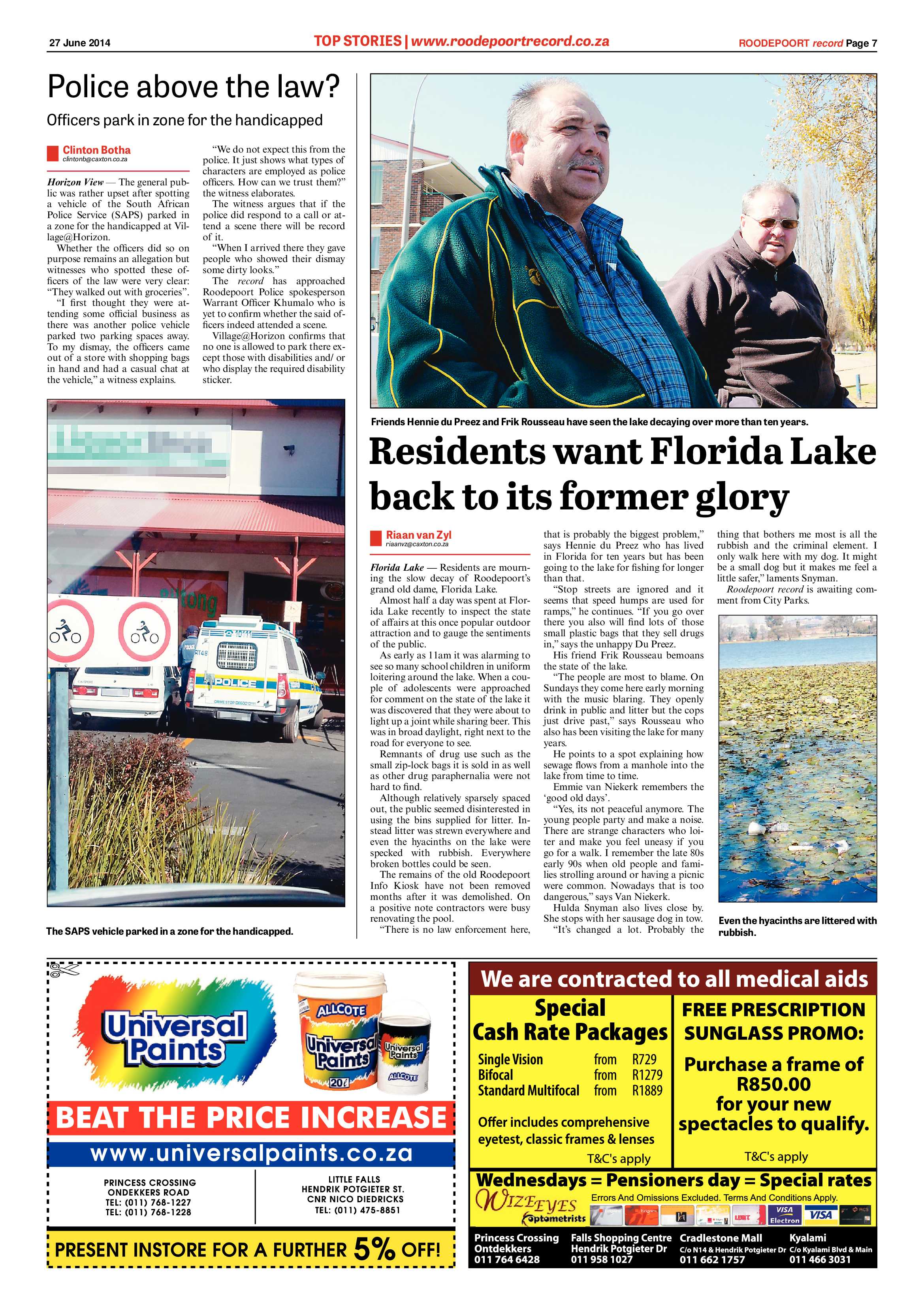 Roodepoort Record 27 June 2014 page 7