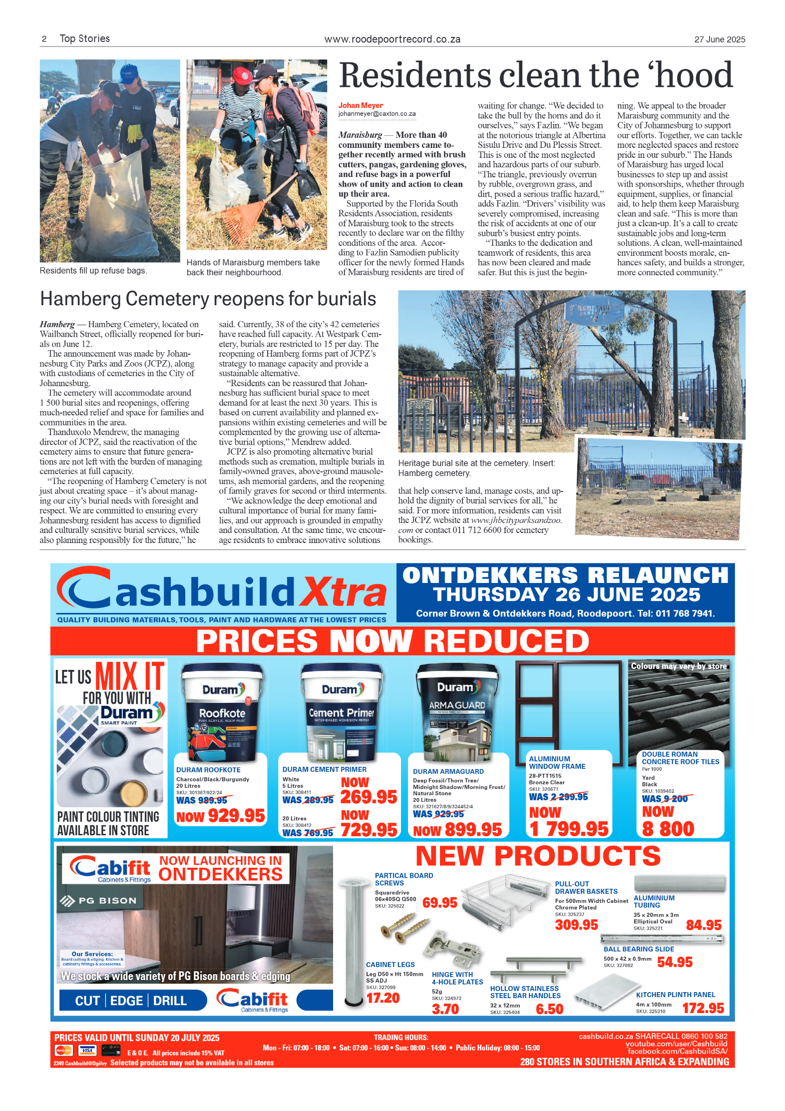 Roodepoort Record 27 June 2025 page 2