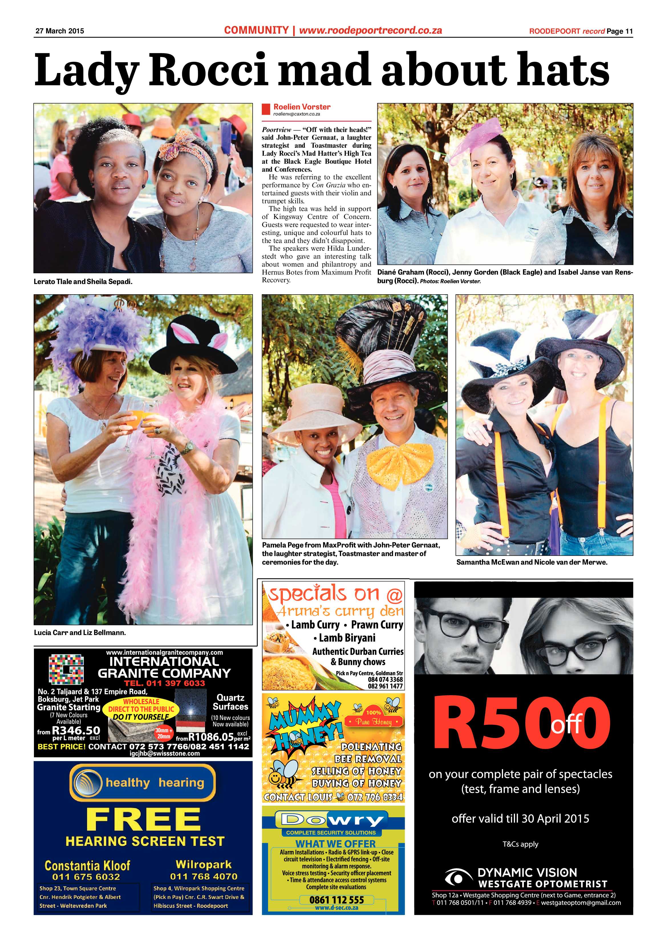 Roodepoort Record 27 March 2015 page 11