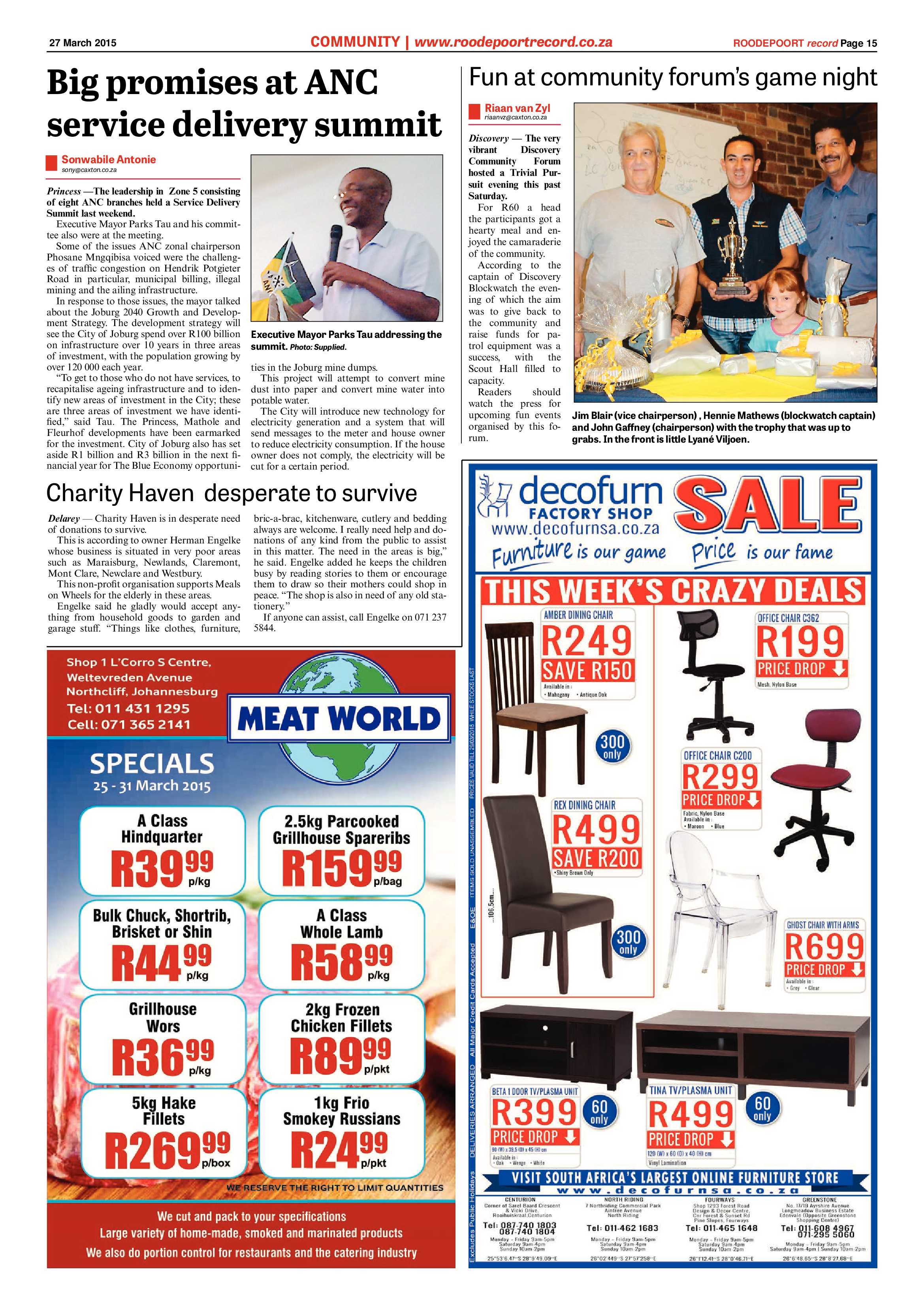 Roodepoort Record 27 March 2015 page 15