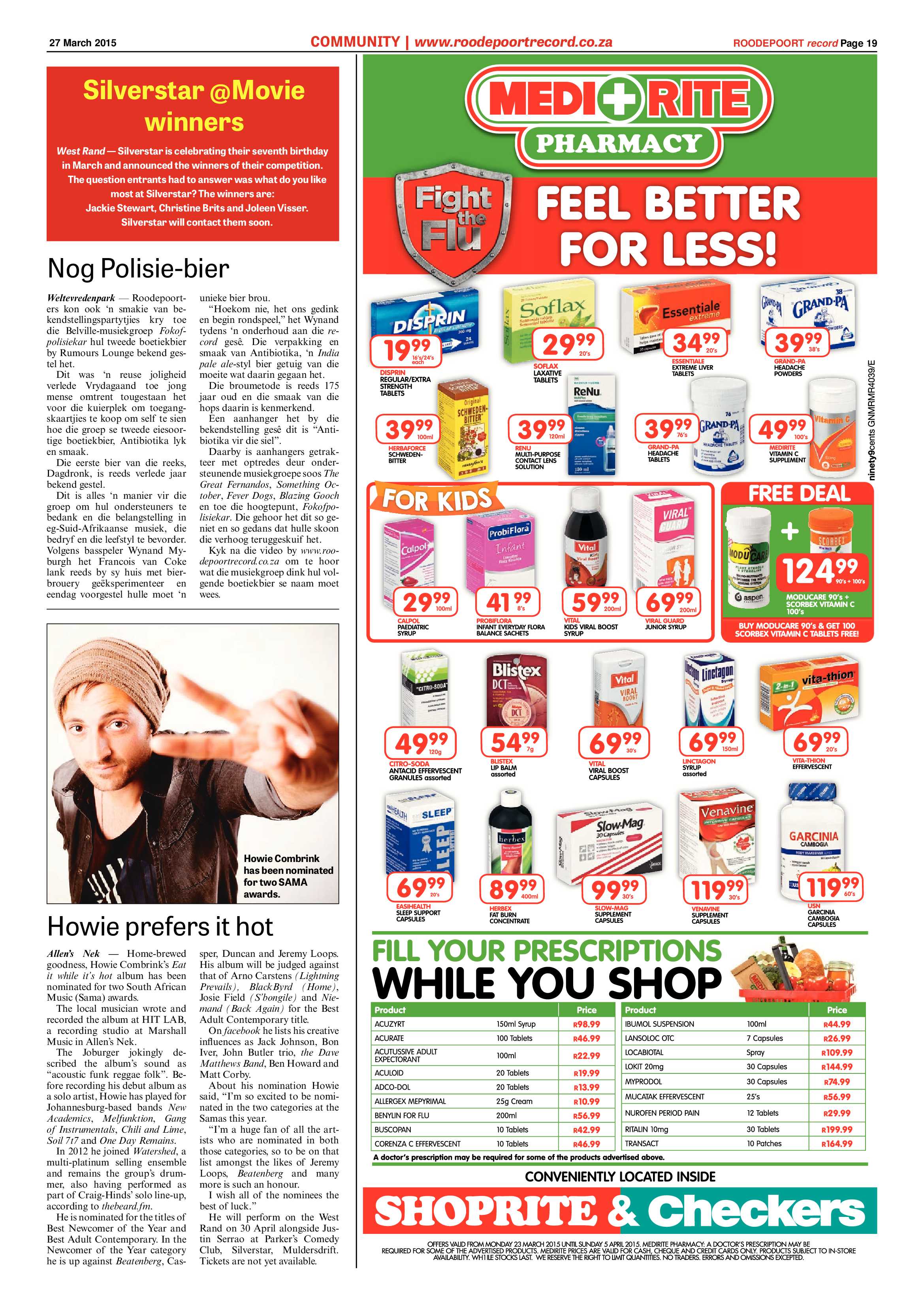 Roodepoort Record 27 March 2015 page 19