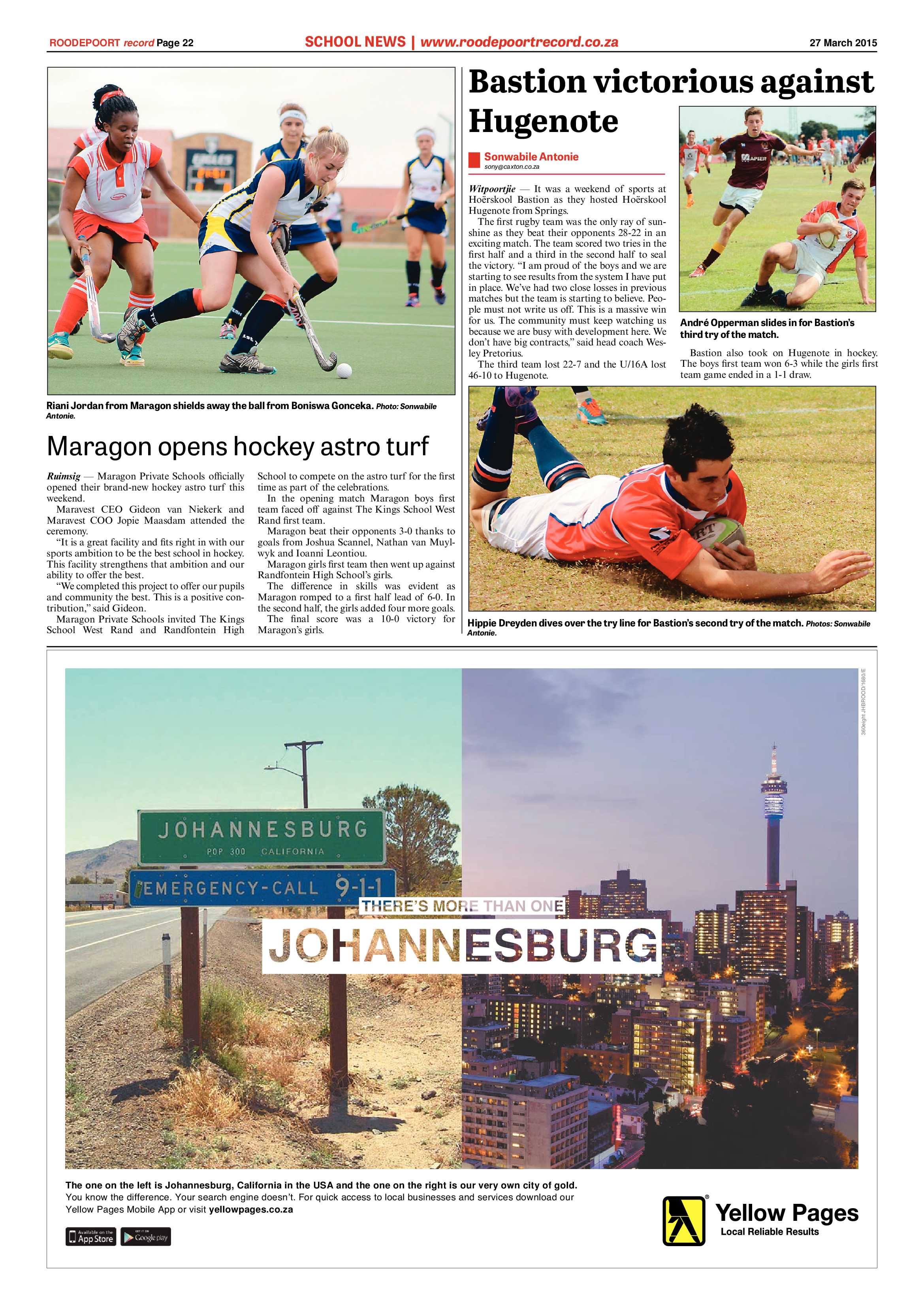 Roodepoort Record 27 March 2015 page 22