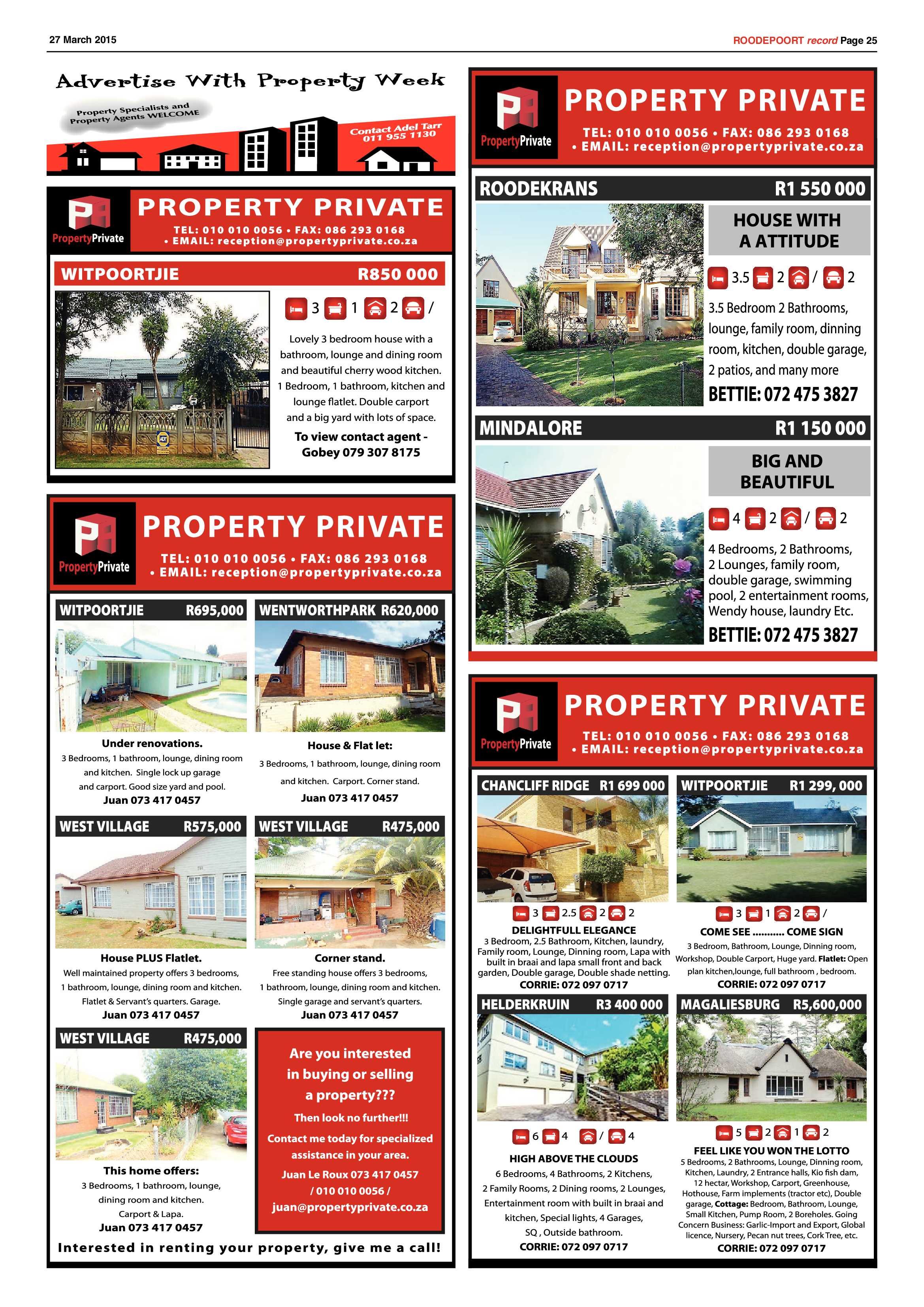 Roodepoort Record 27 March 2015 page 25