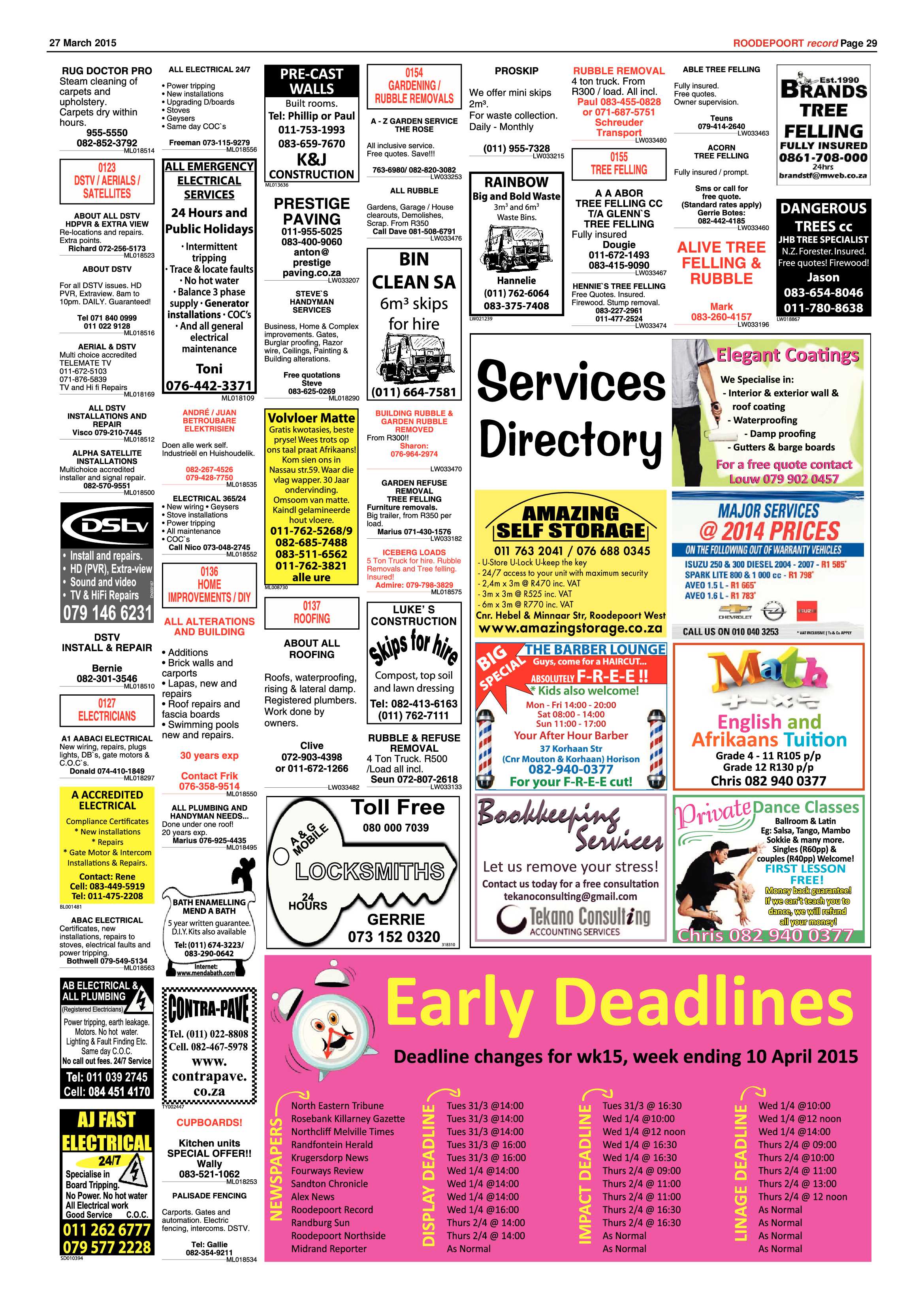 Roodepoort Record 27 March 2015 page 29