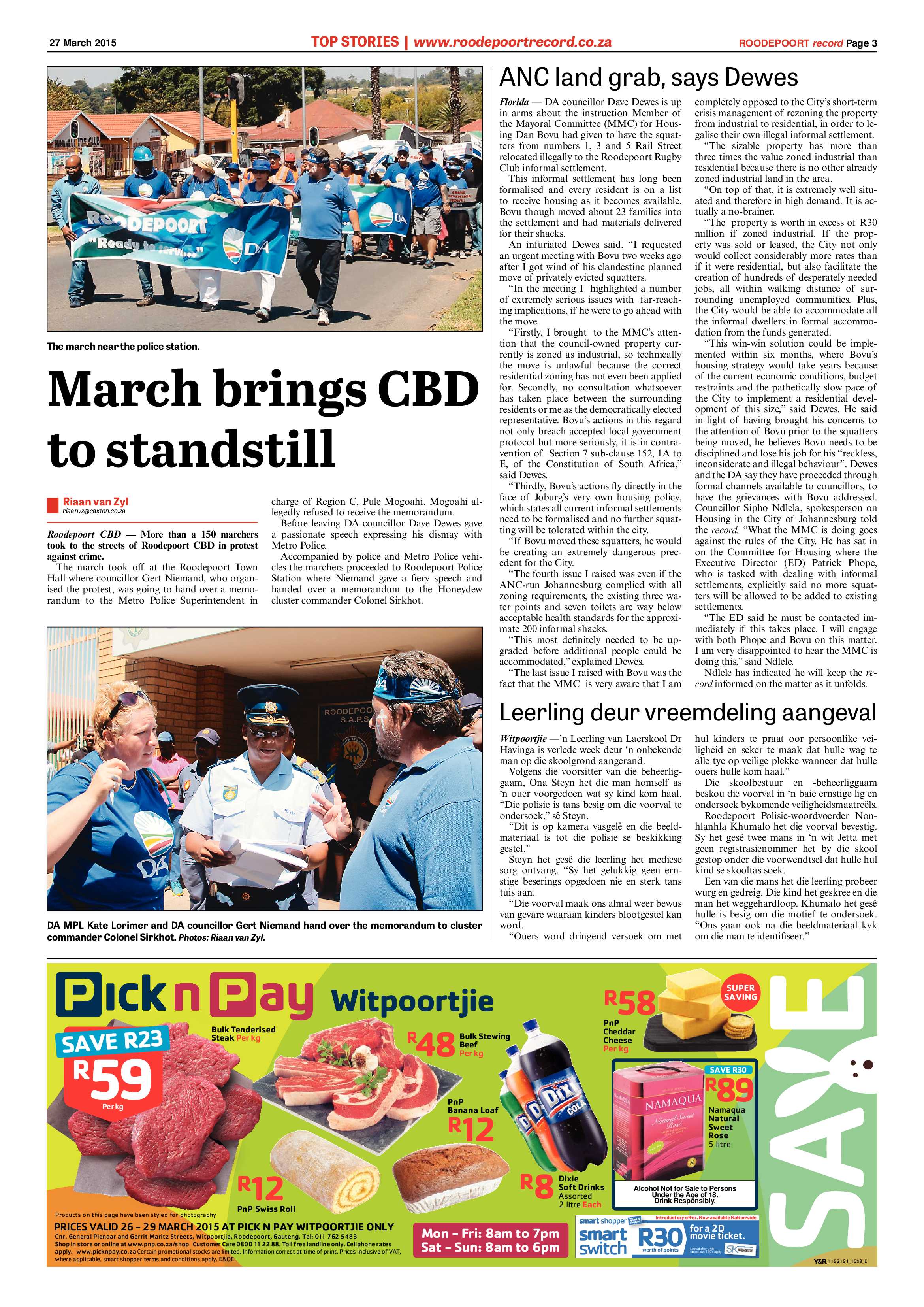 Roodepoort Record 27 March 2015 page 3