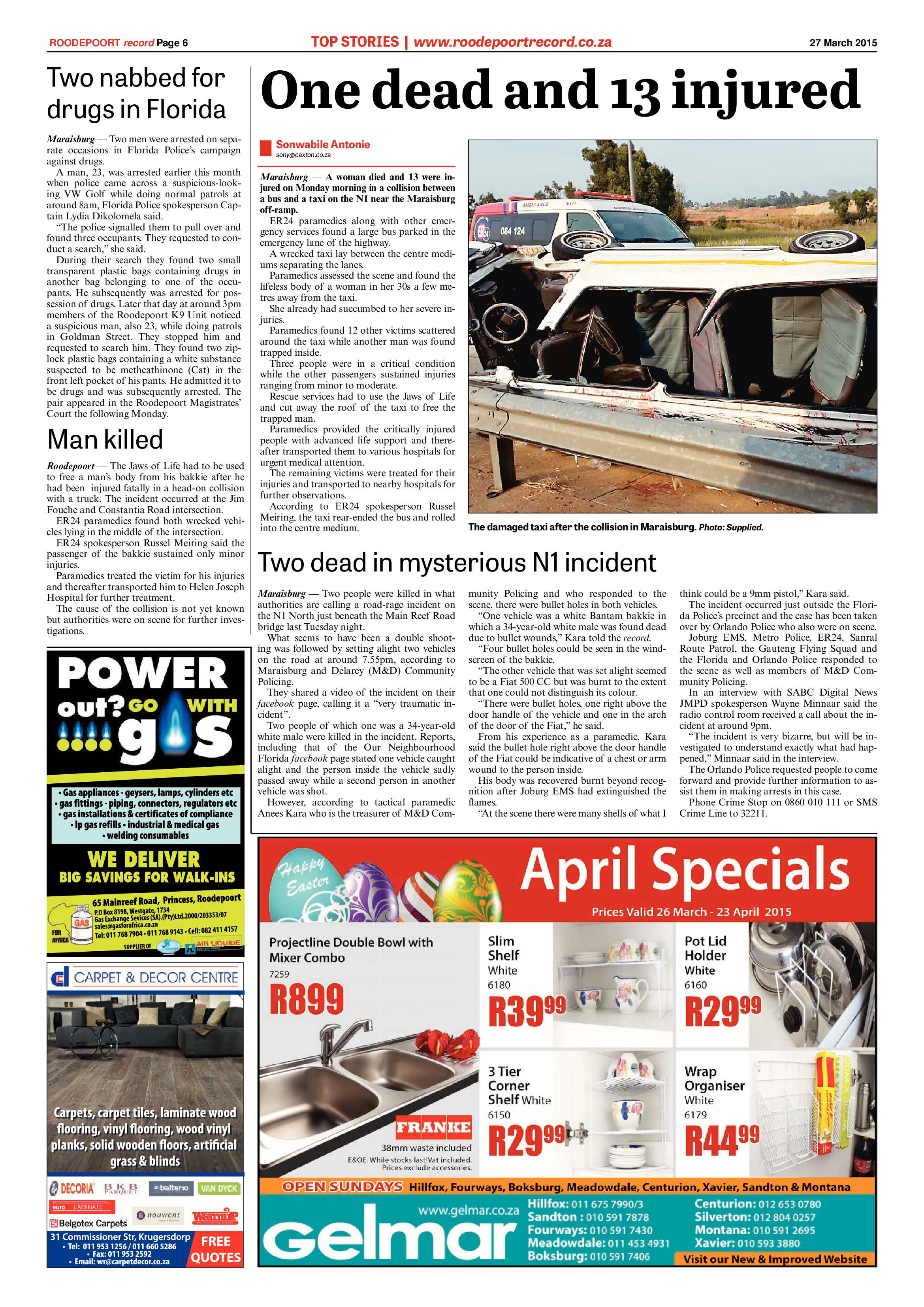 Roodepoort Record 27 March 2015 page 6