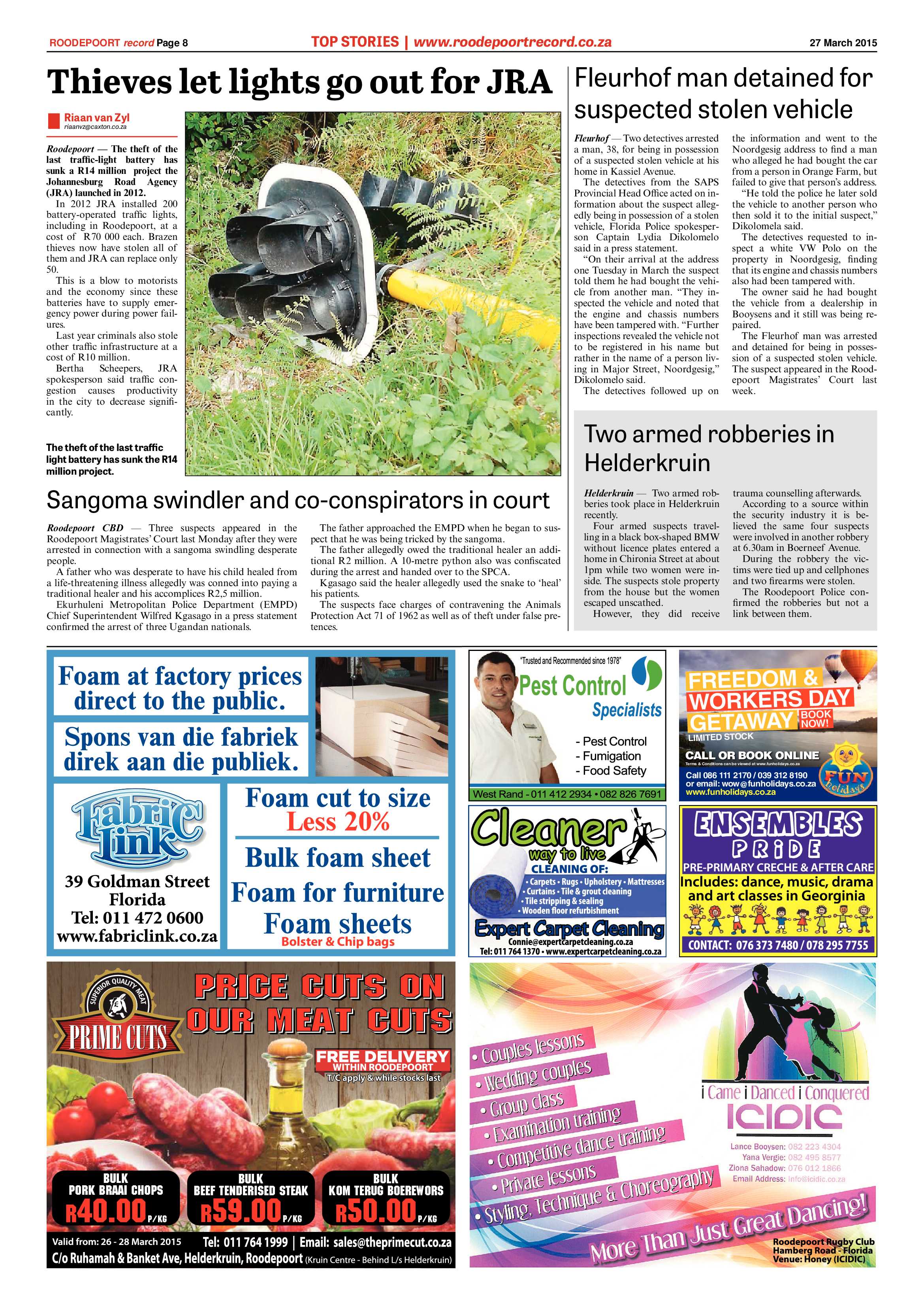 Roodepoort Record 27 March 2015 page 8
