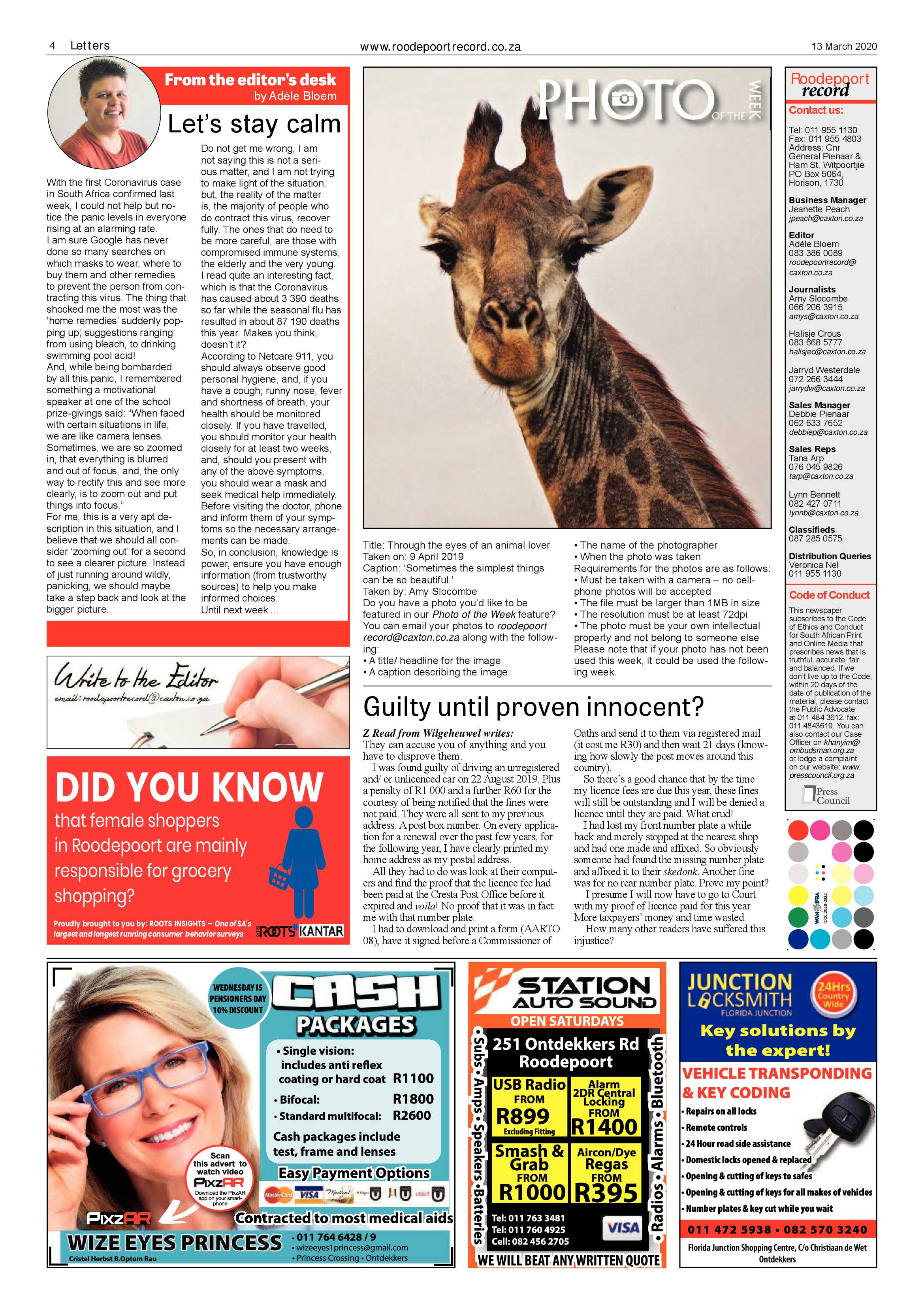 Roodepoort Record 27 March 2020 page 4