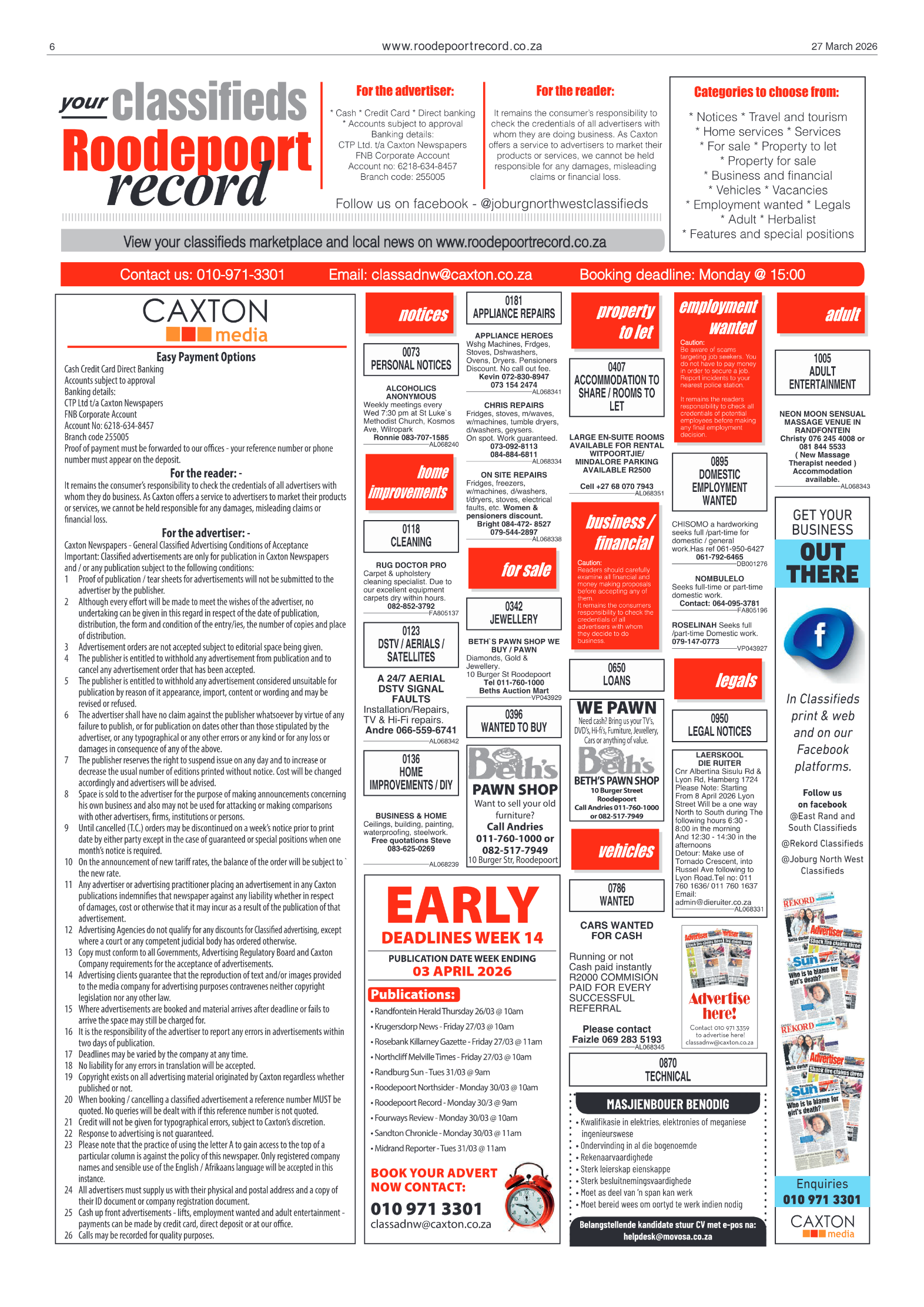 Roodepoort Record 27 March 2026 page 6