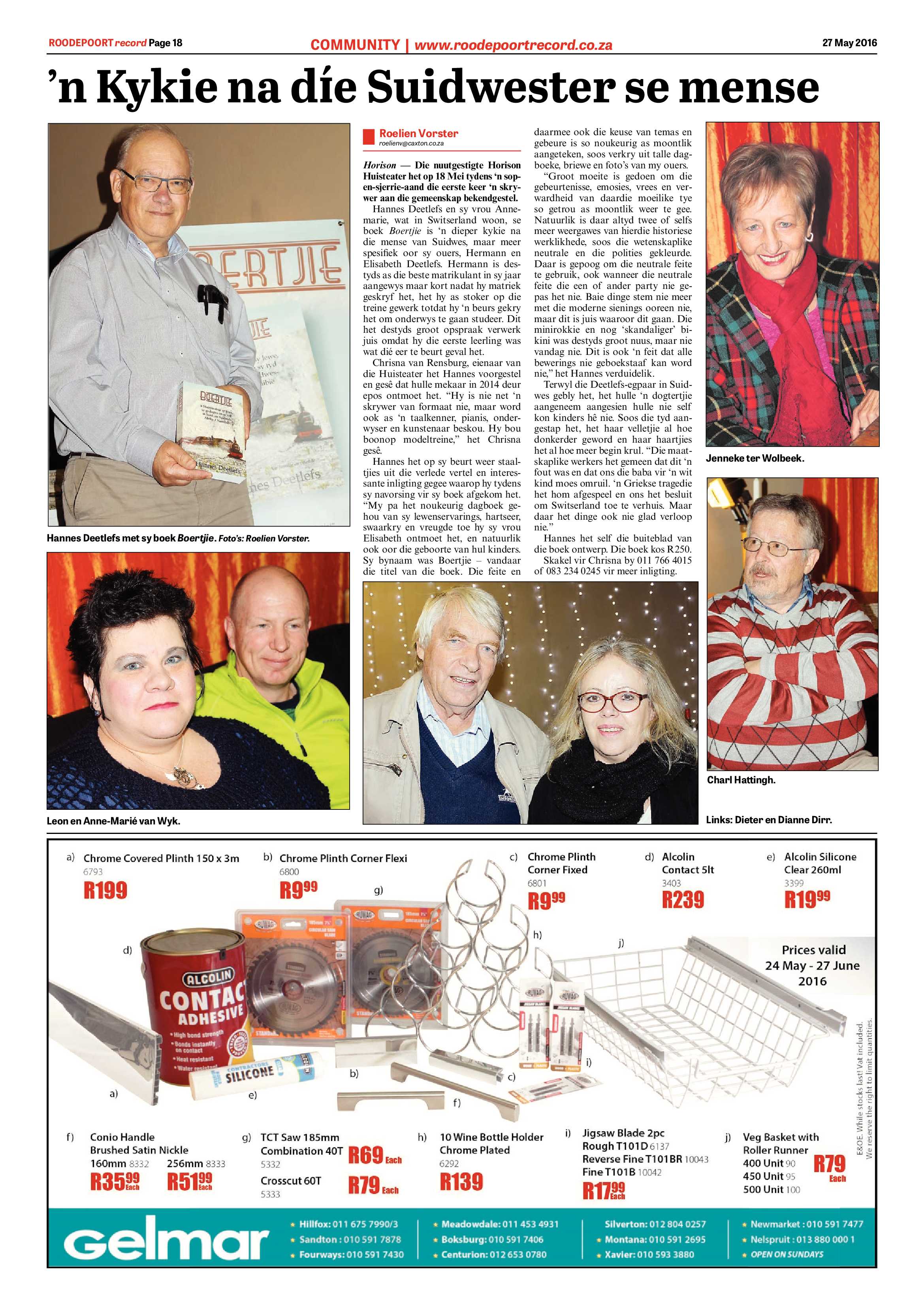Roodepoort Record 27 May 2016 page 18